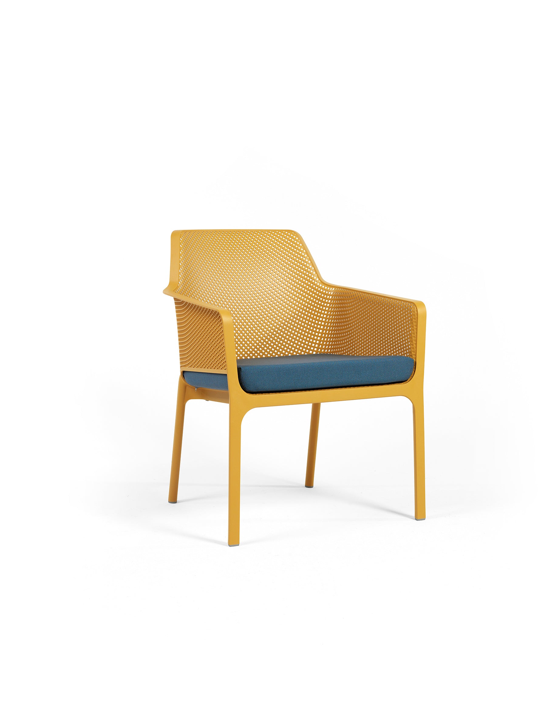 NET RELAX outdoor armchair in mustard
