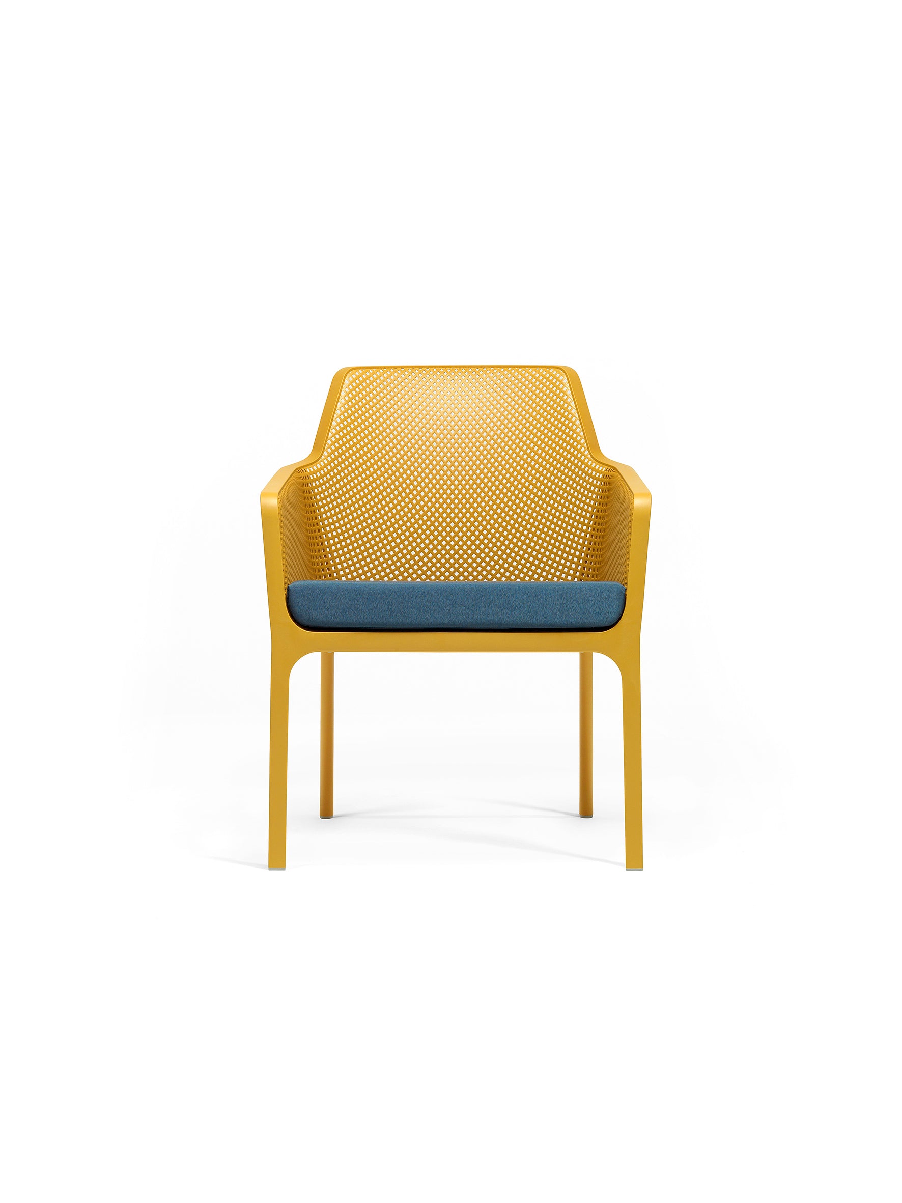 NET RELAX outdoor armchair in mustard
