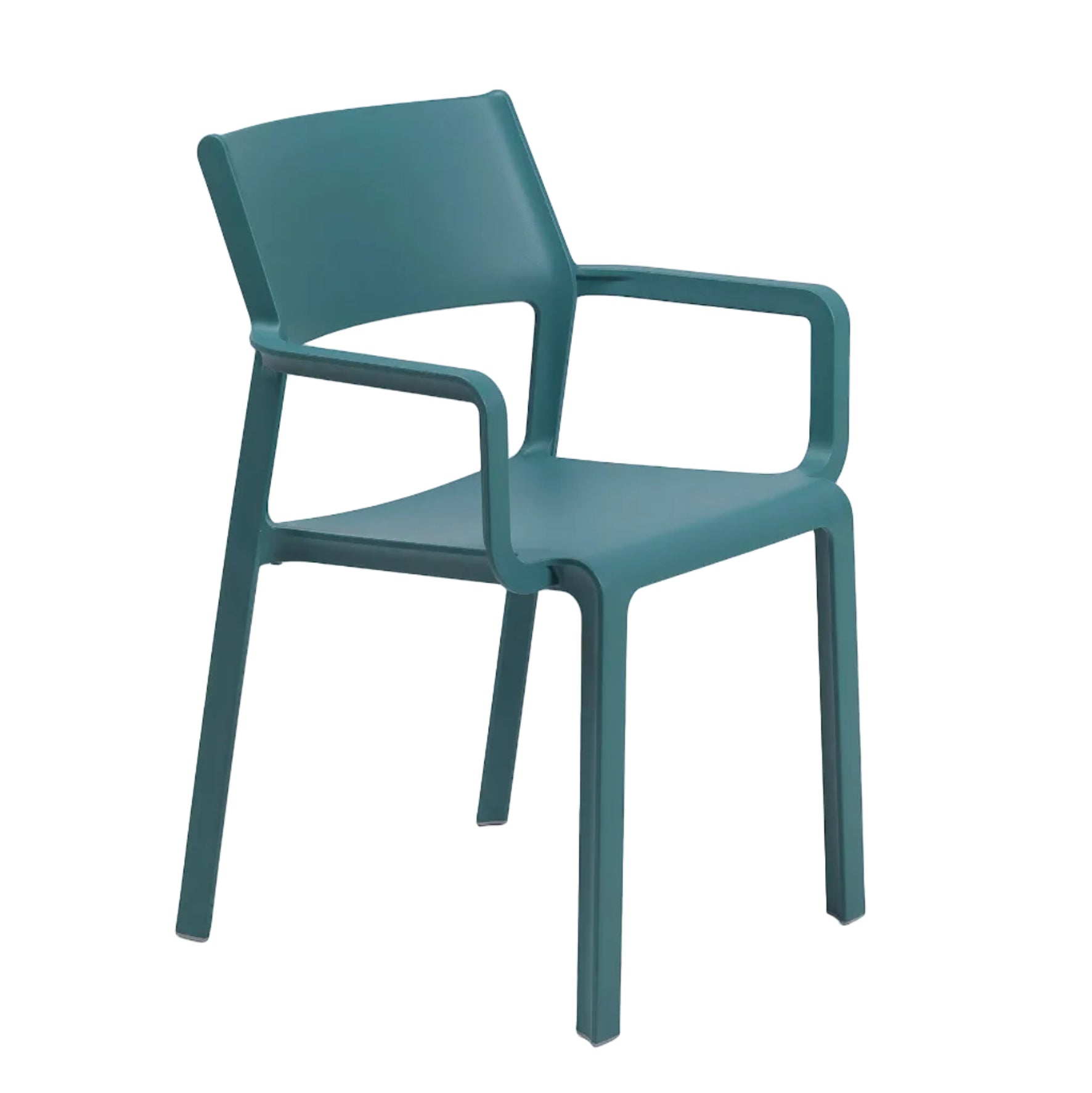 Buitenstoel met armleuningen TRILL ottanio blauw