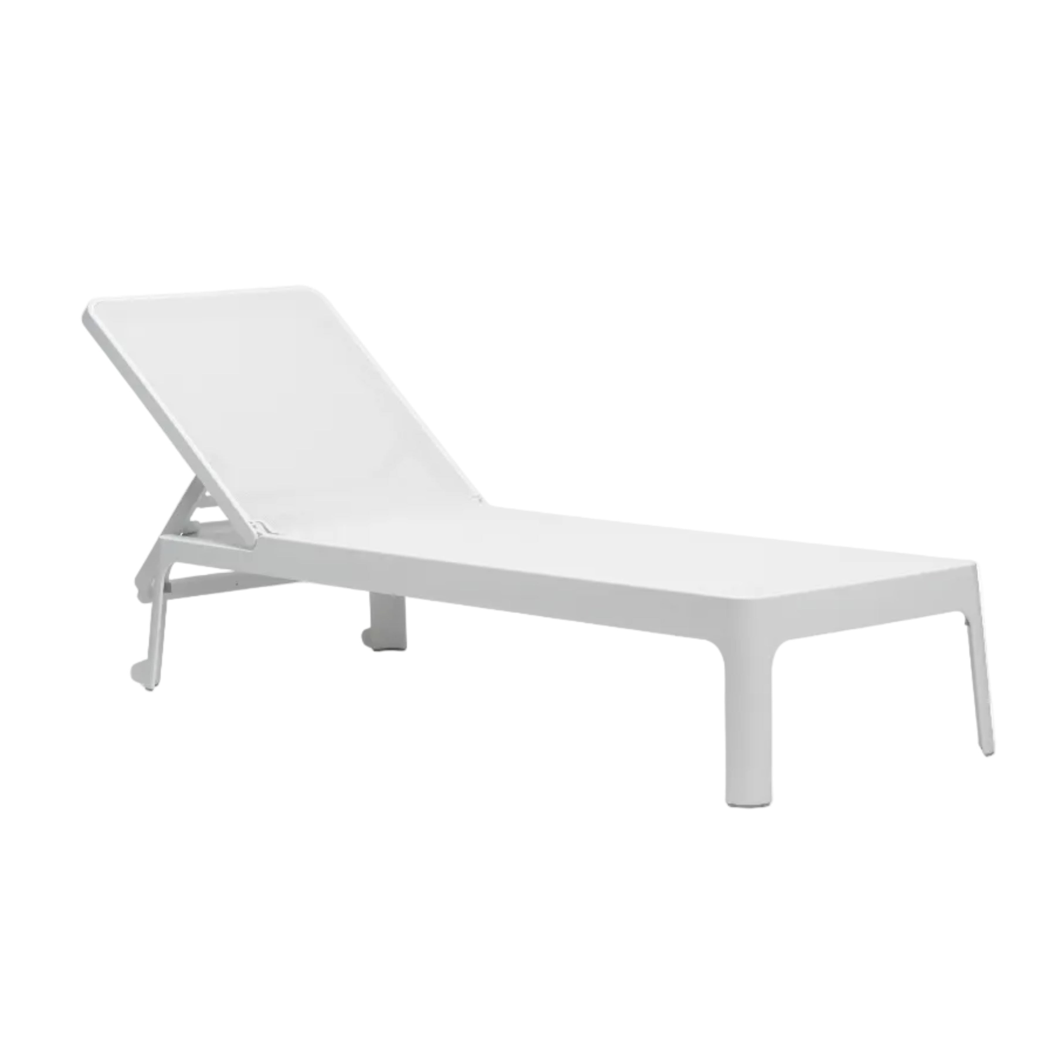 Buitenligstoel PLANO wit