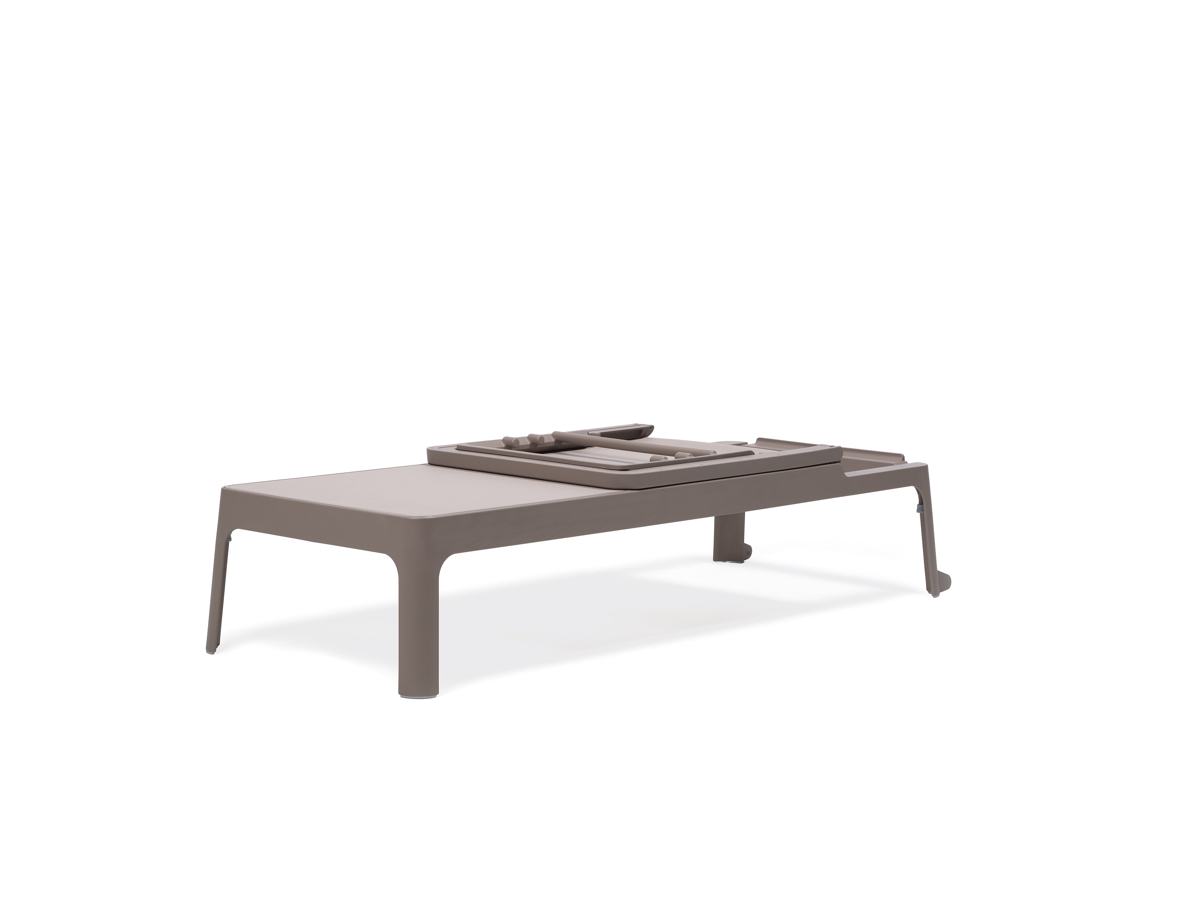 Buitenligstoel PLANO taupe