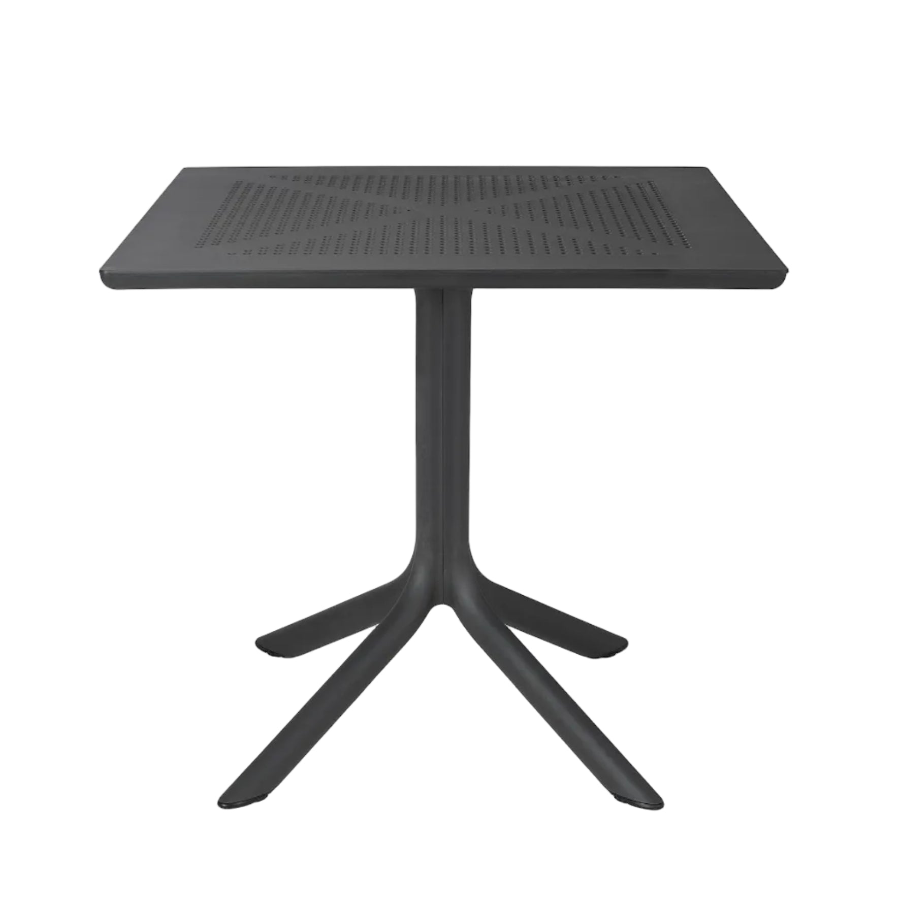 Buiten vierkante tafel CLIP antraciet