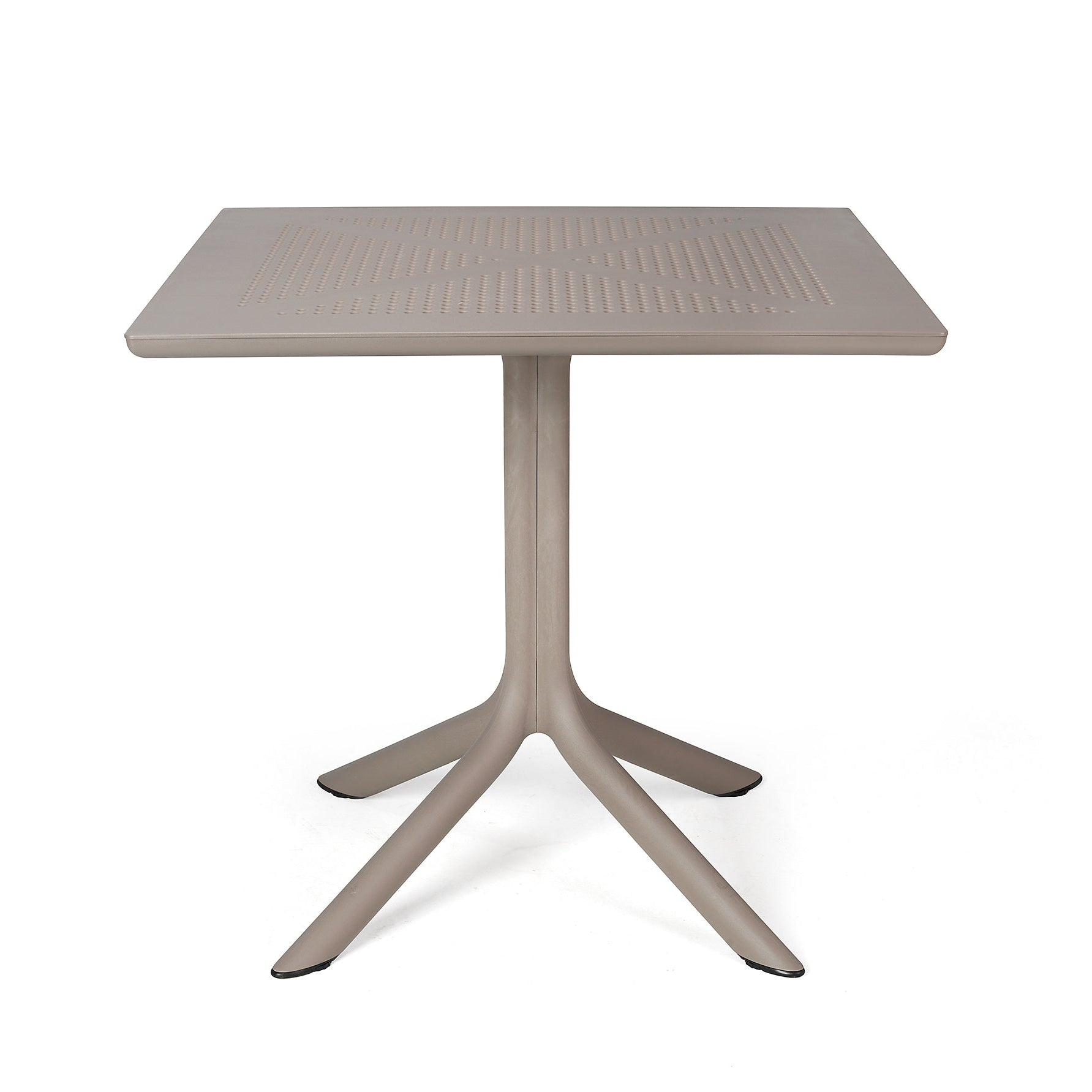 Buiten vierkante tafel CLIP taupe