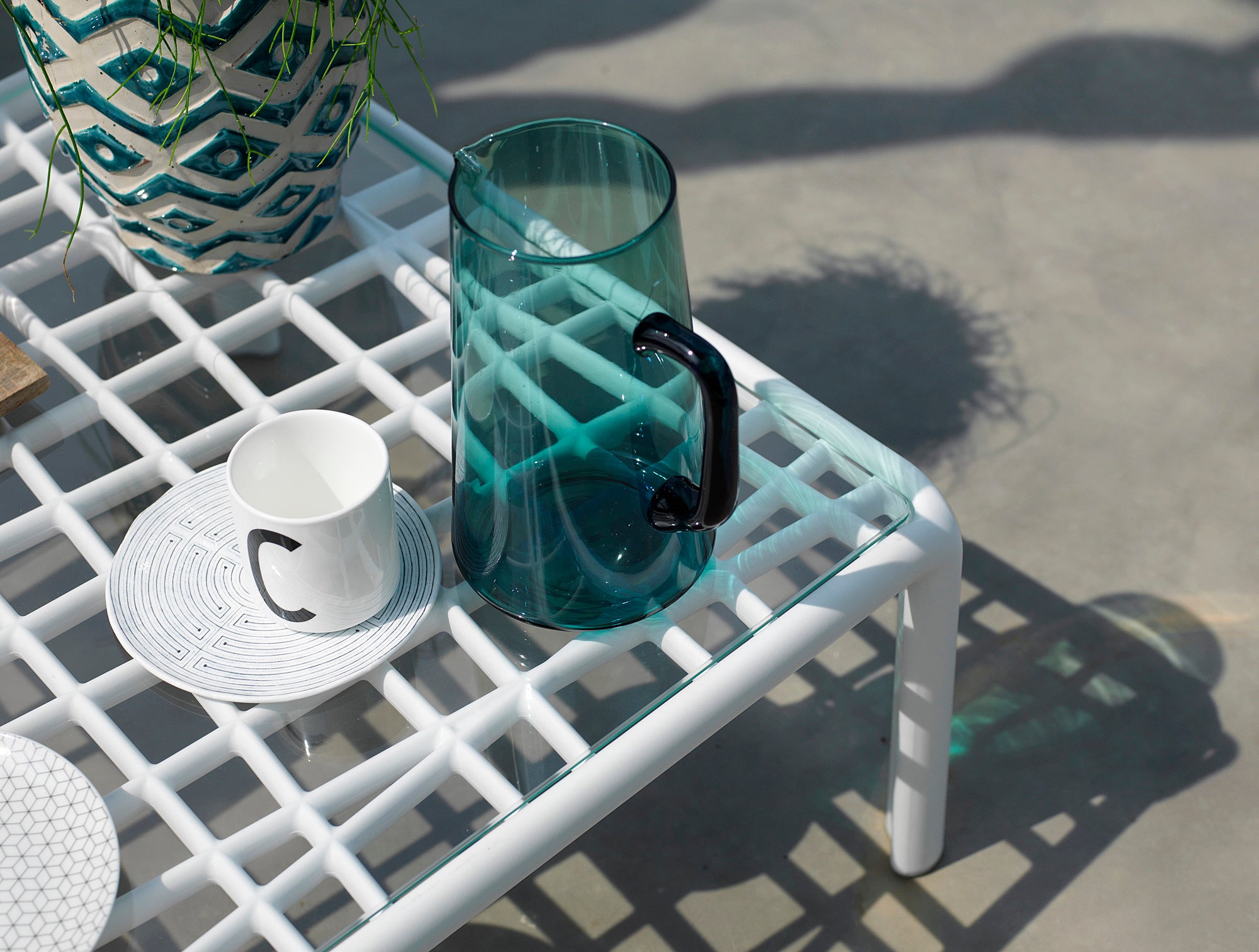 Square Outdoor Coffee Table KOMODO Anthracite