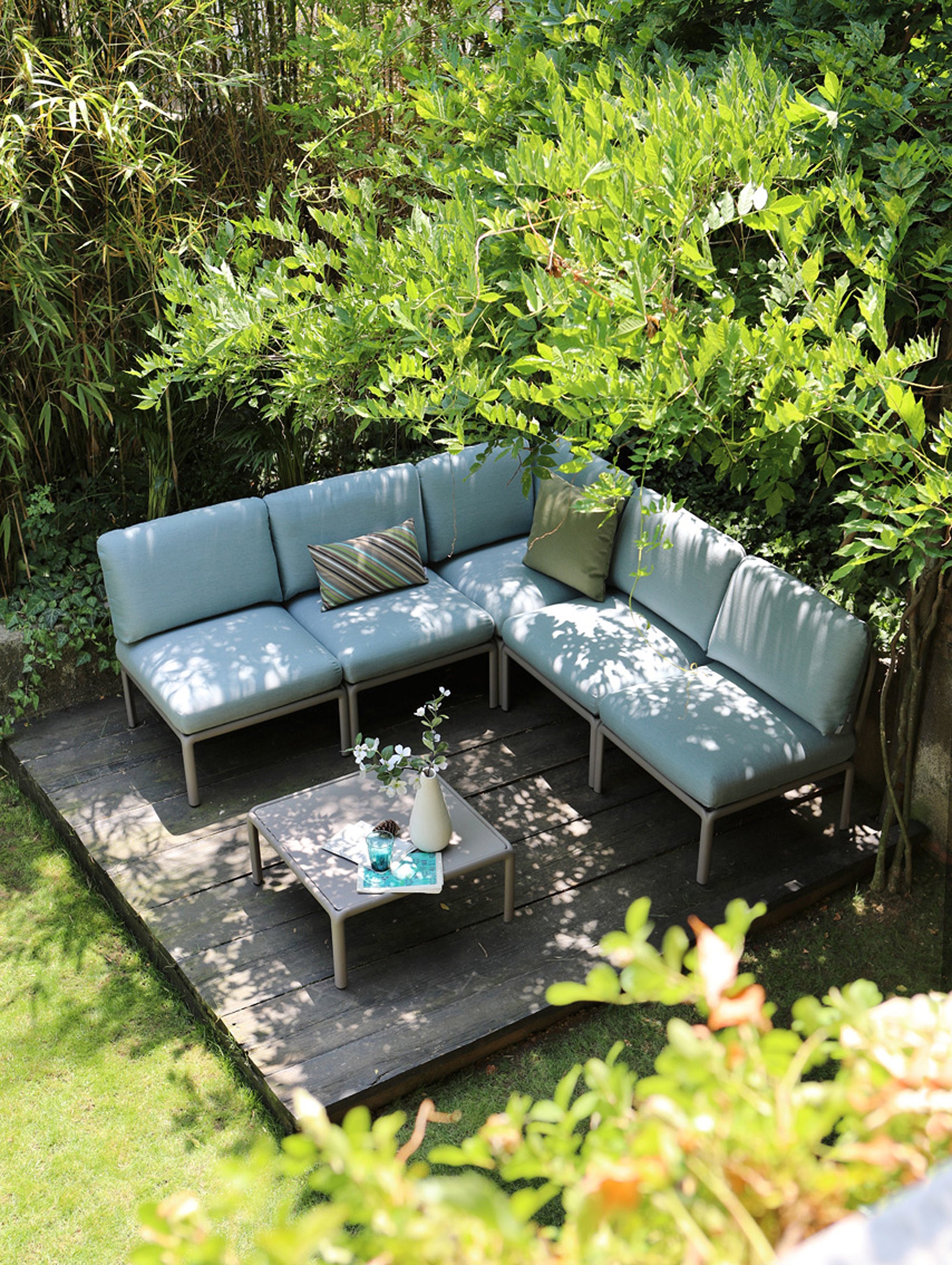 Square Outdoor Coffee Table KOMODO Anthracite