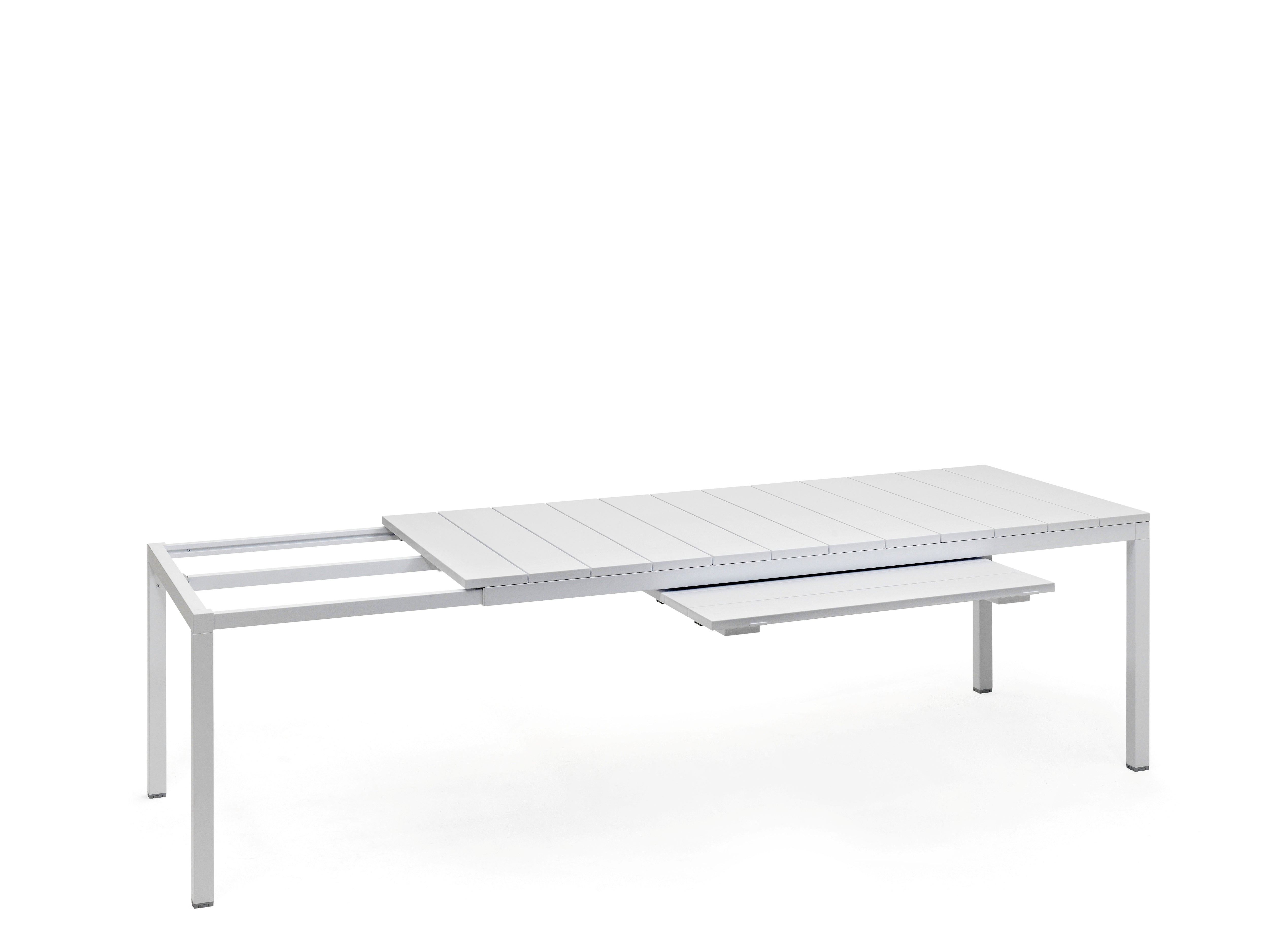 Uitschuifbare buiten tafel RIO wit