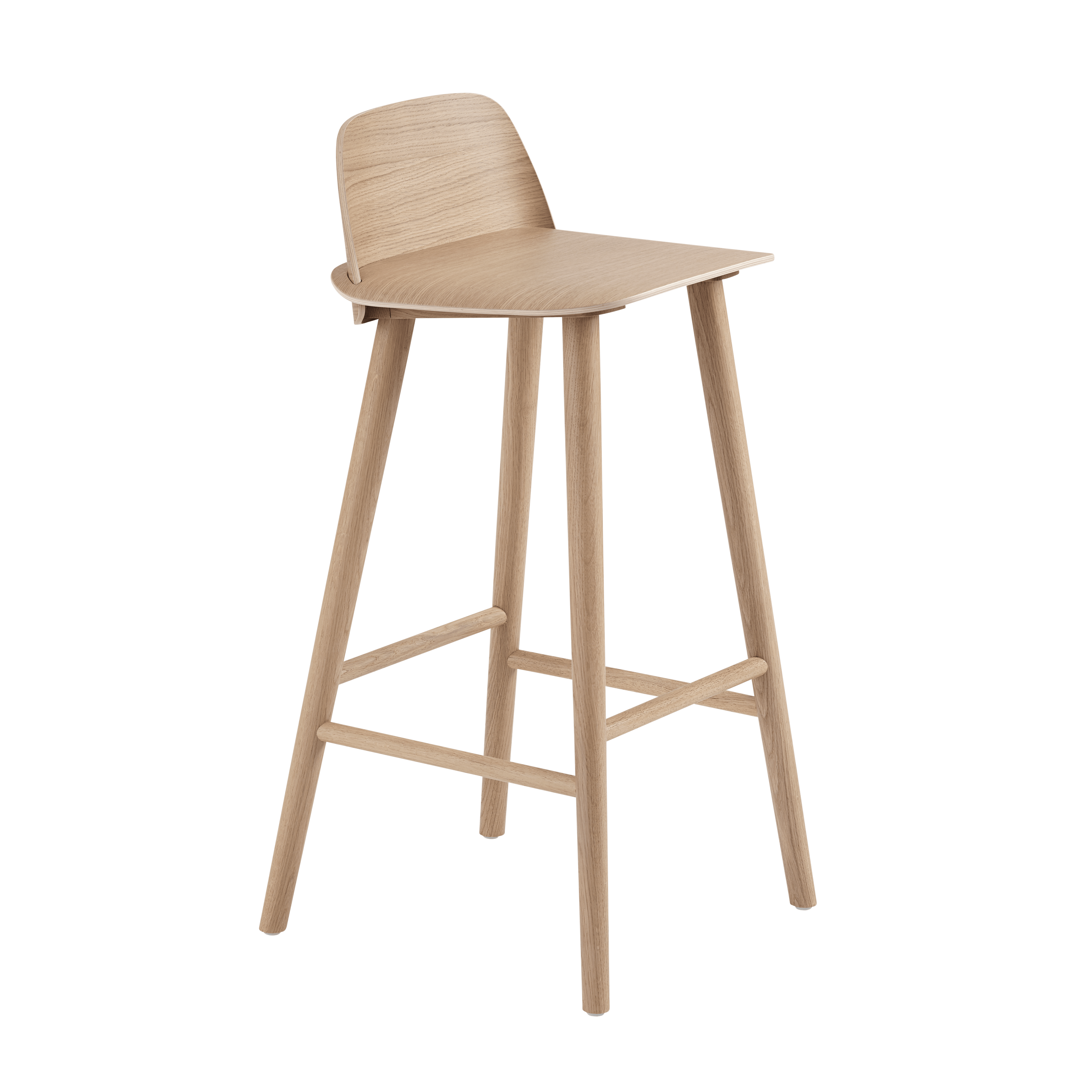 Barkruk NERD eikenfineer