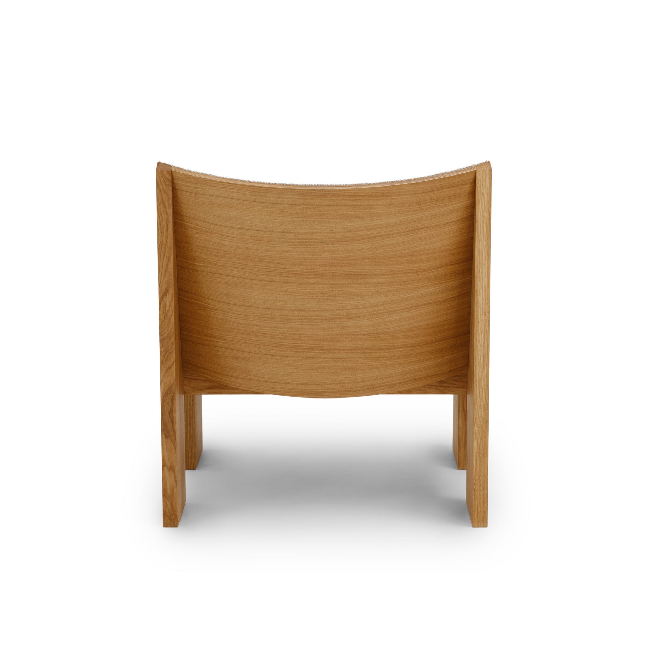 Tenon gestoffeerde fauteuil met eikenhouten basis
