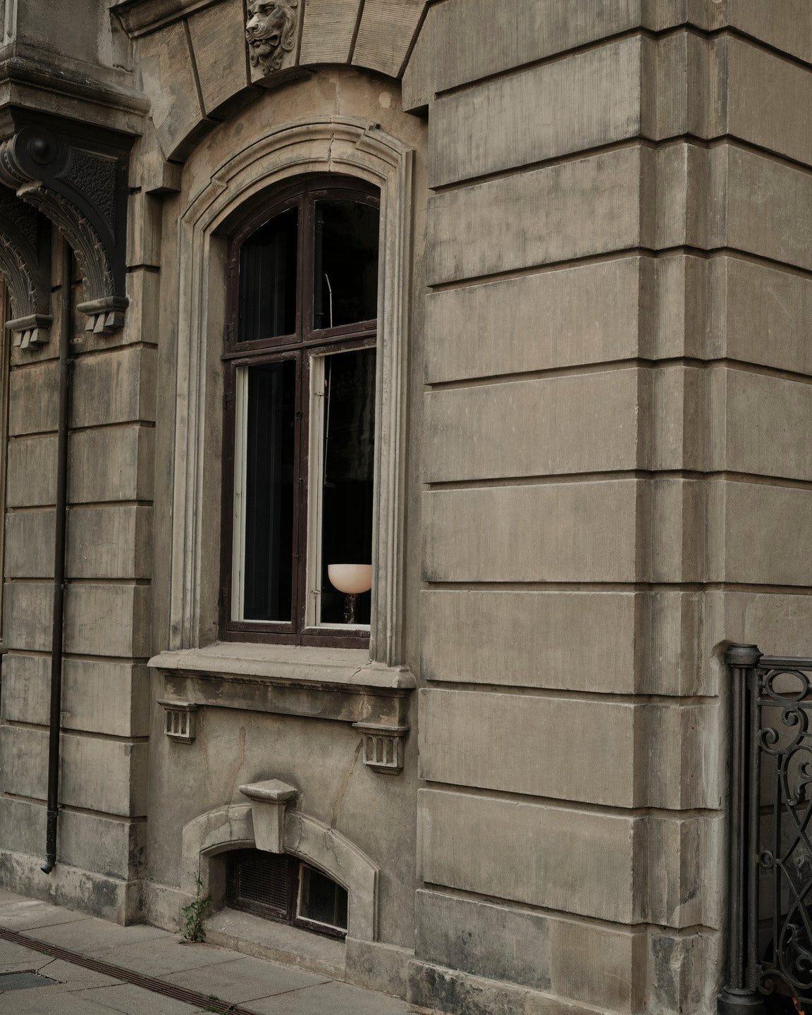 Tafellamp KIZU grijs marmer