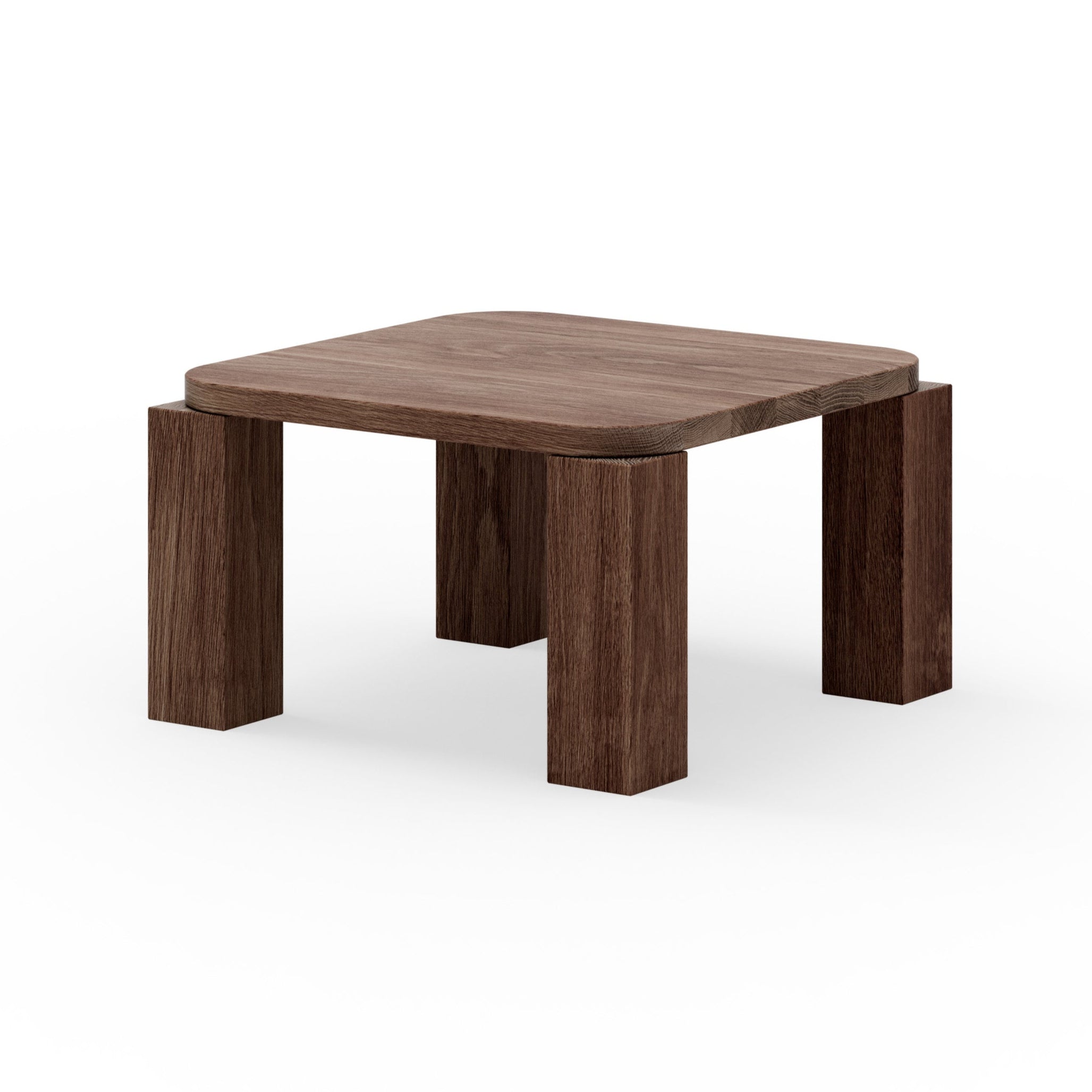 Koffietafel ATLAS donker eikenhout