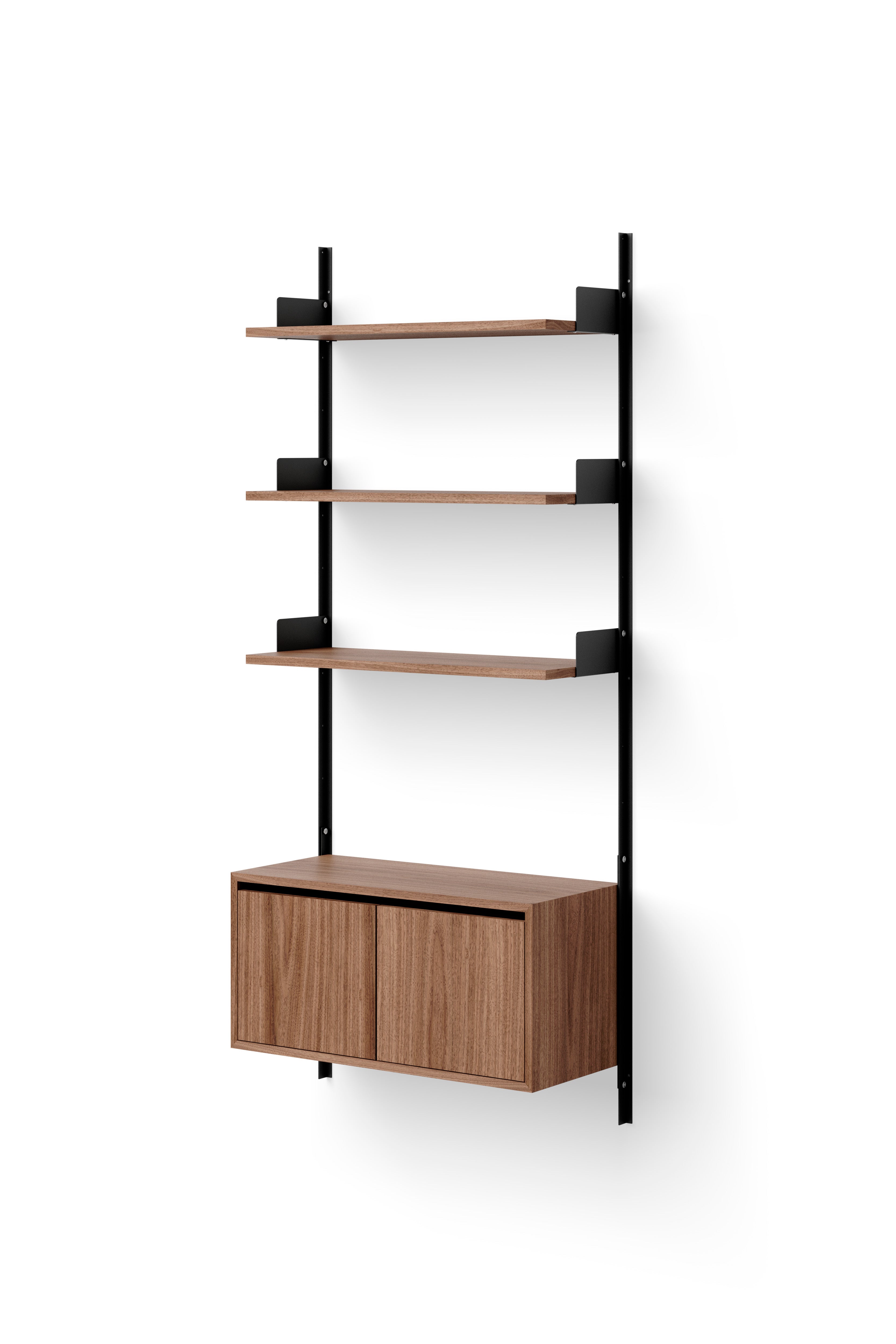 Hängeschrank mit Tür zu neuen Werken Walnussfurnier