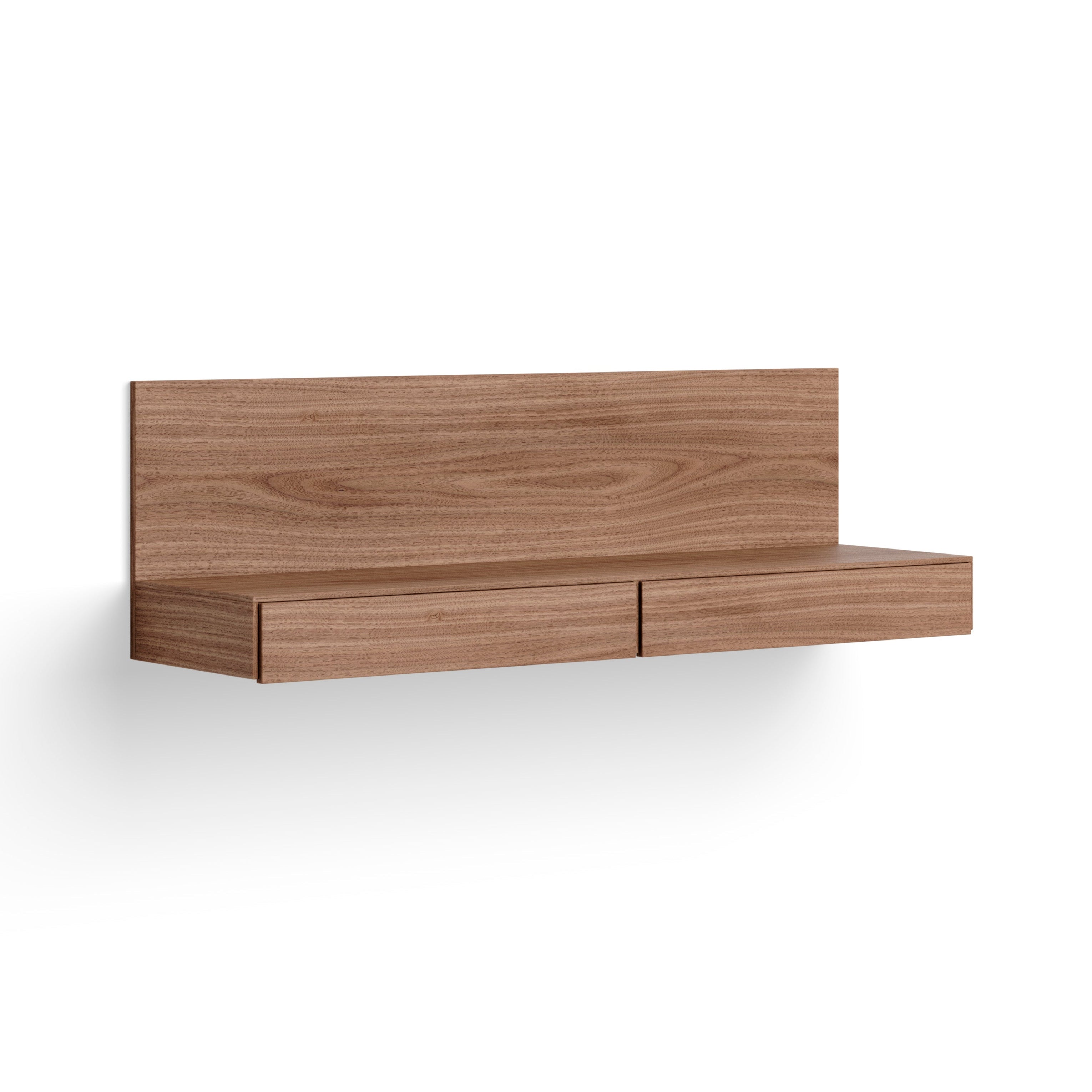 Tana -Nuss -Furnier -Hängeschrank