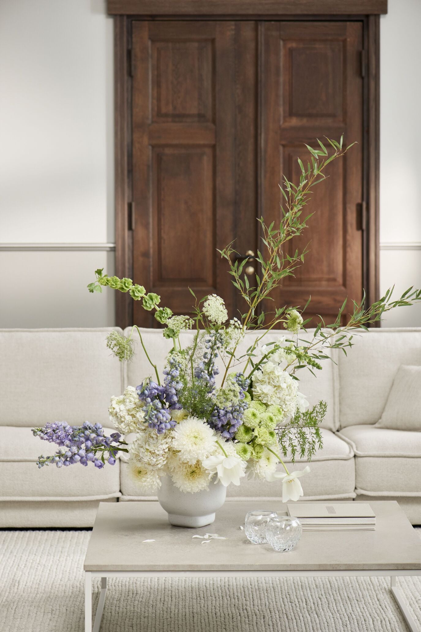 Brame vase dark glass