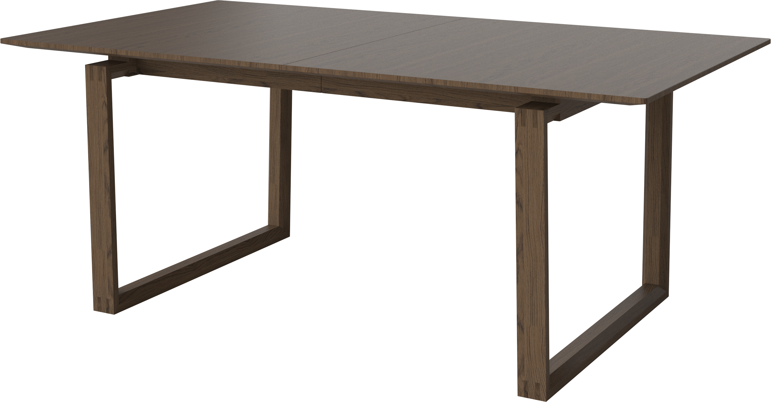 Nord table dark oak wood