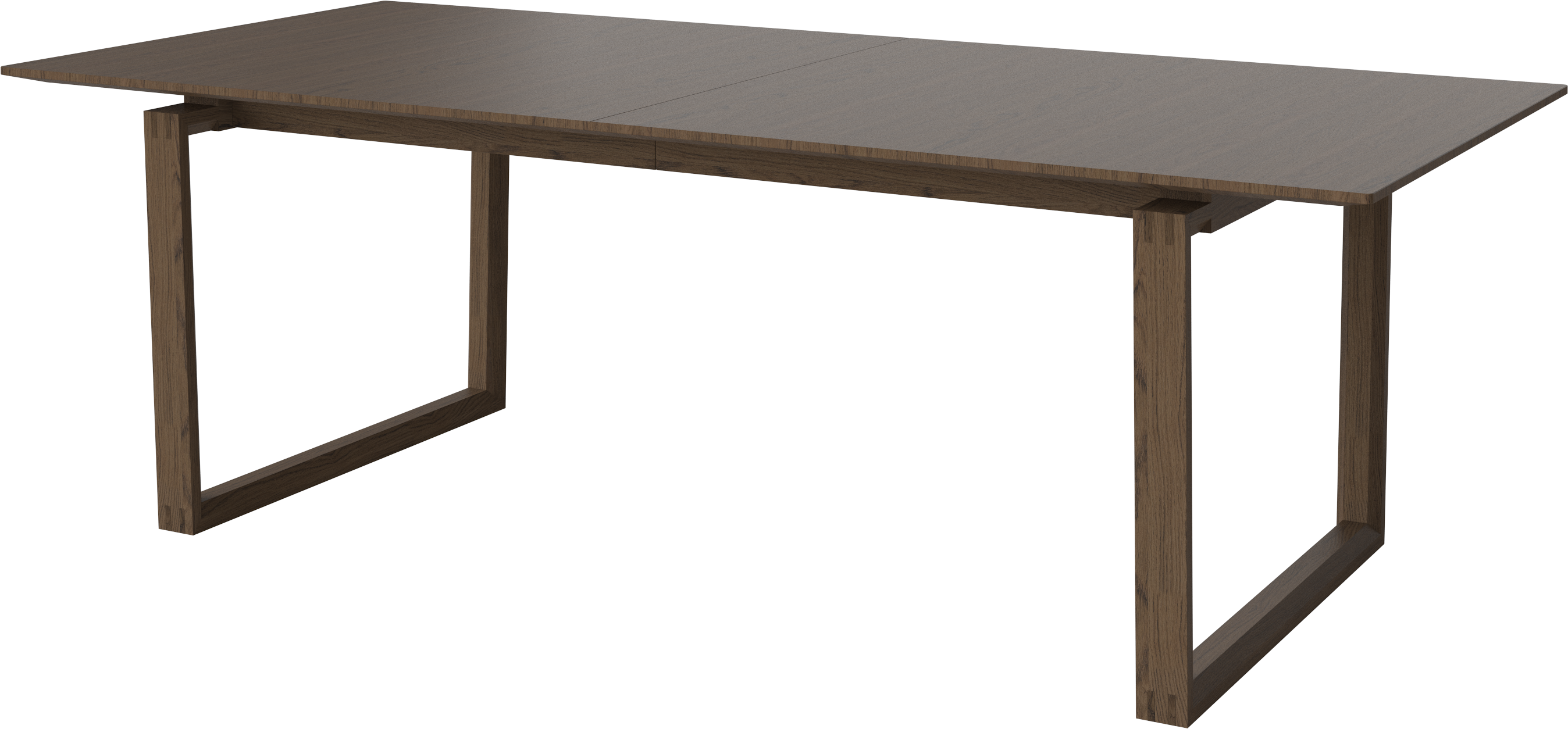 Nord table dark oak wood