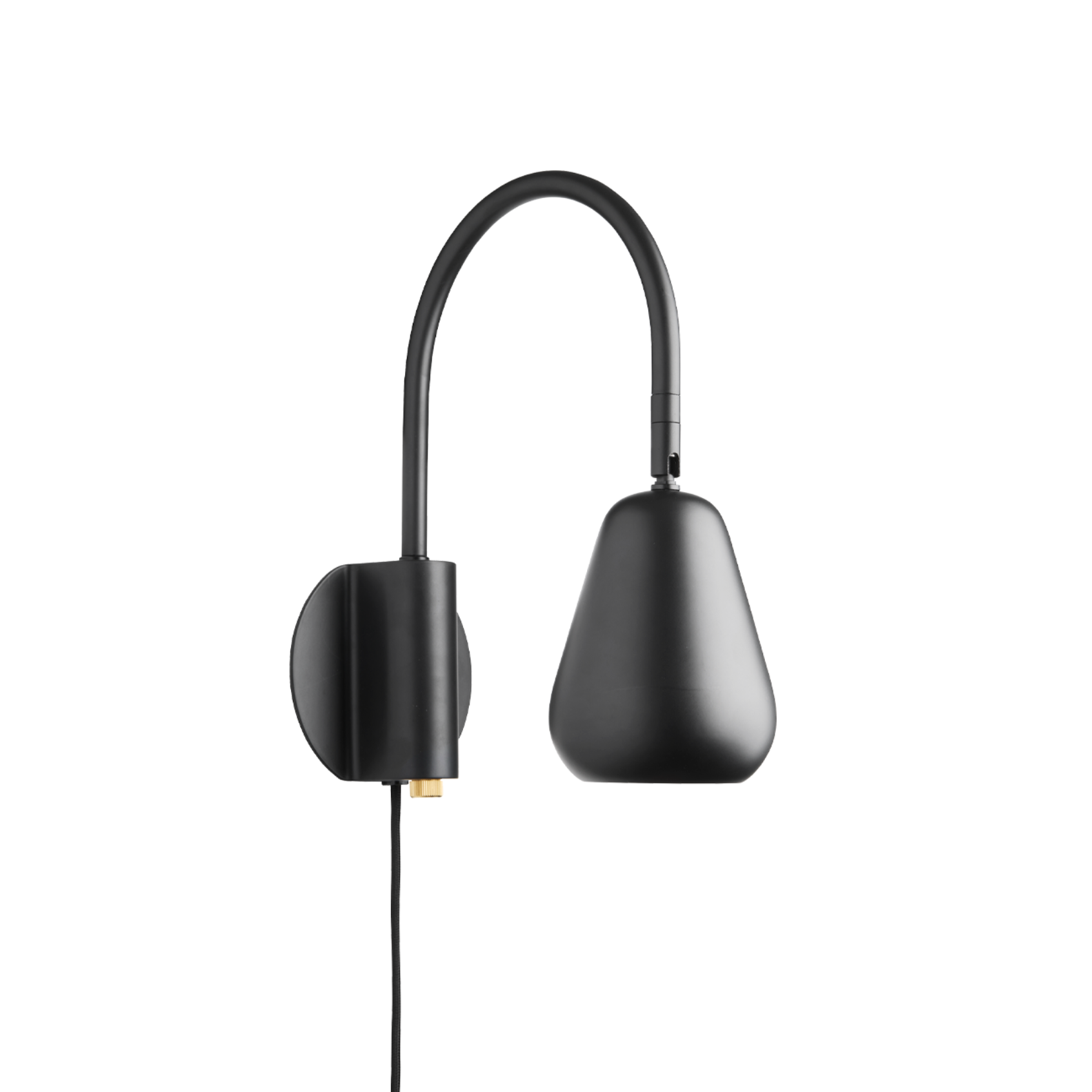 Verstelbare wandlamp ANOLI zwart