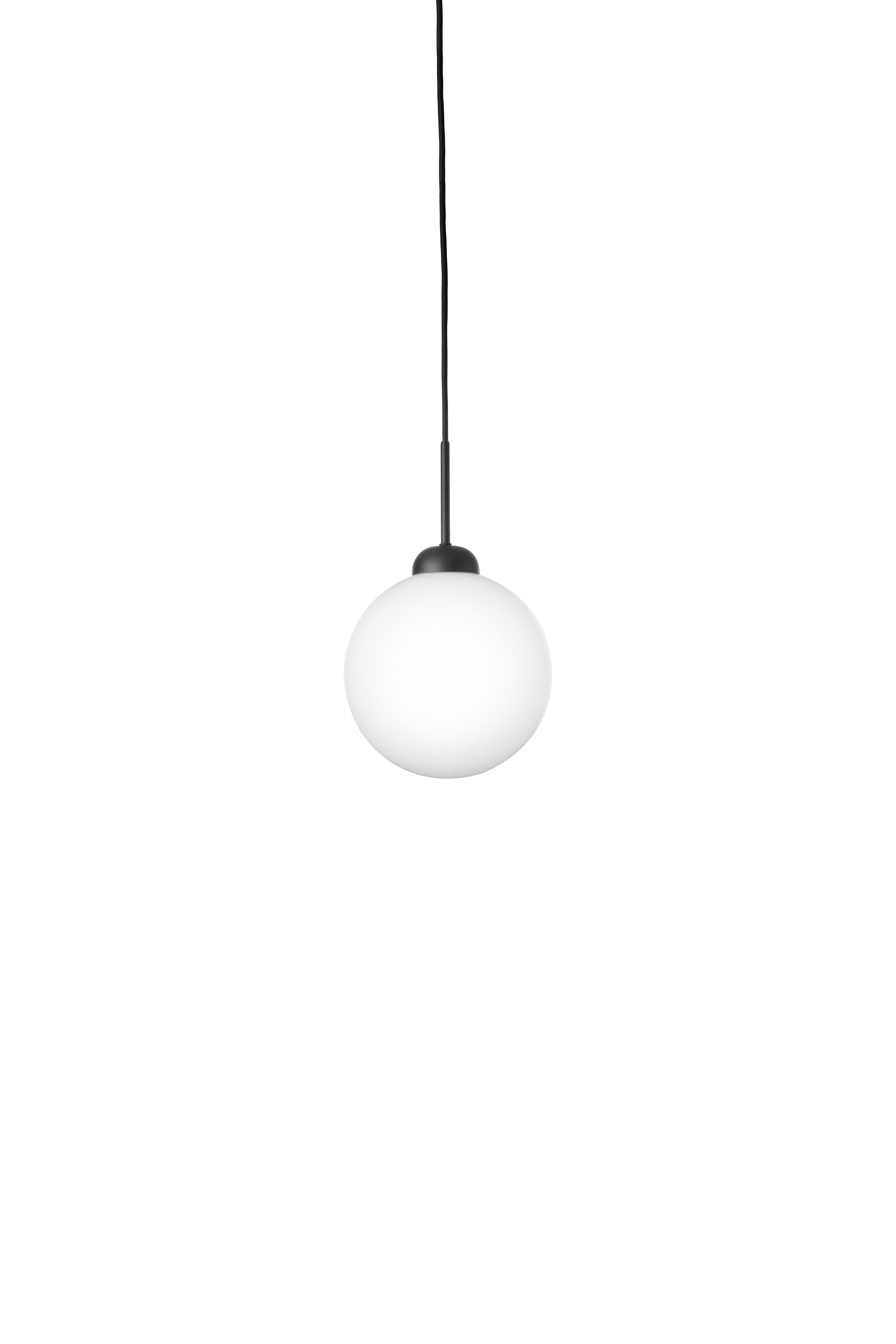 Lampa wisząca APIALES czarny z opalowym szkłem – Nuura