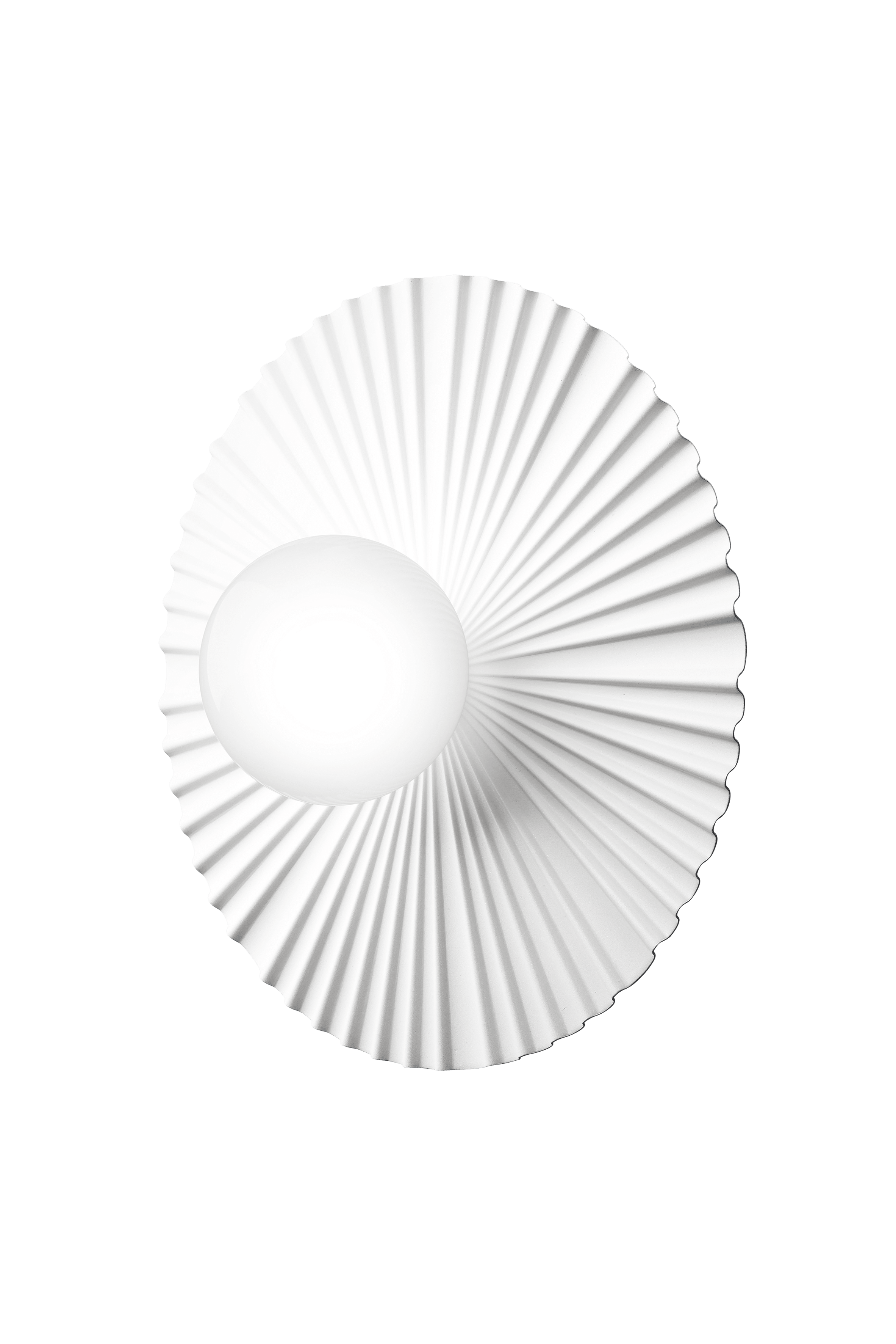 Wandlamp LIILA MUUSE wit met opaalglas