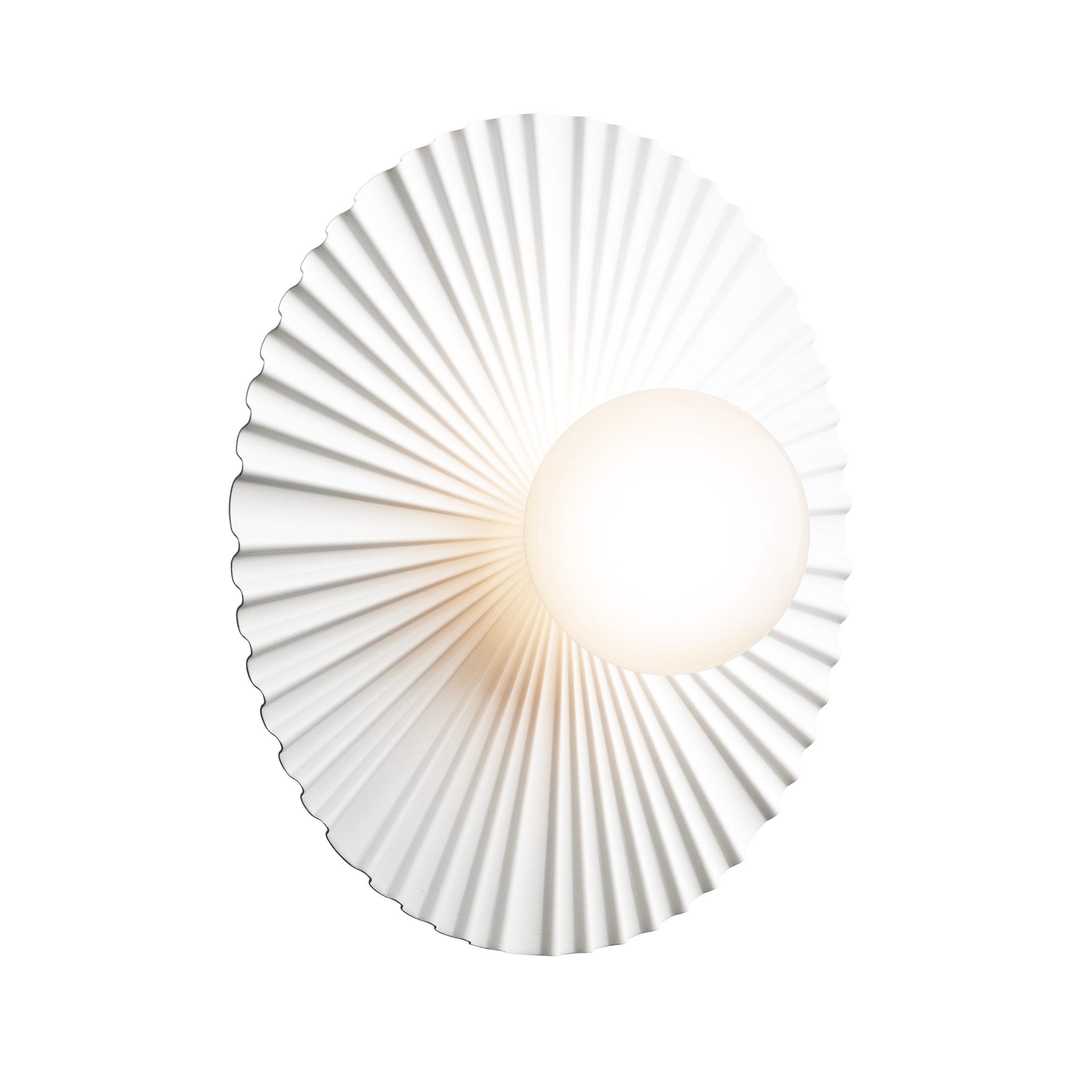 Wandlamp LIILA MUUSE wit met opaalglas