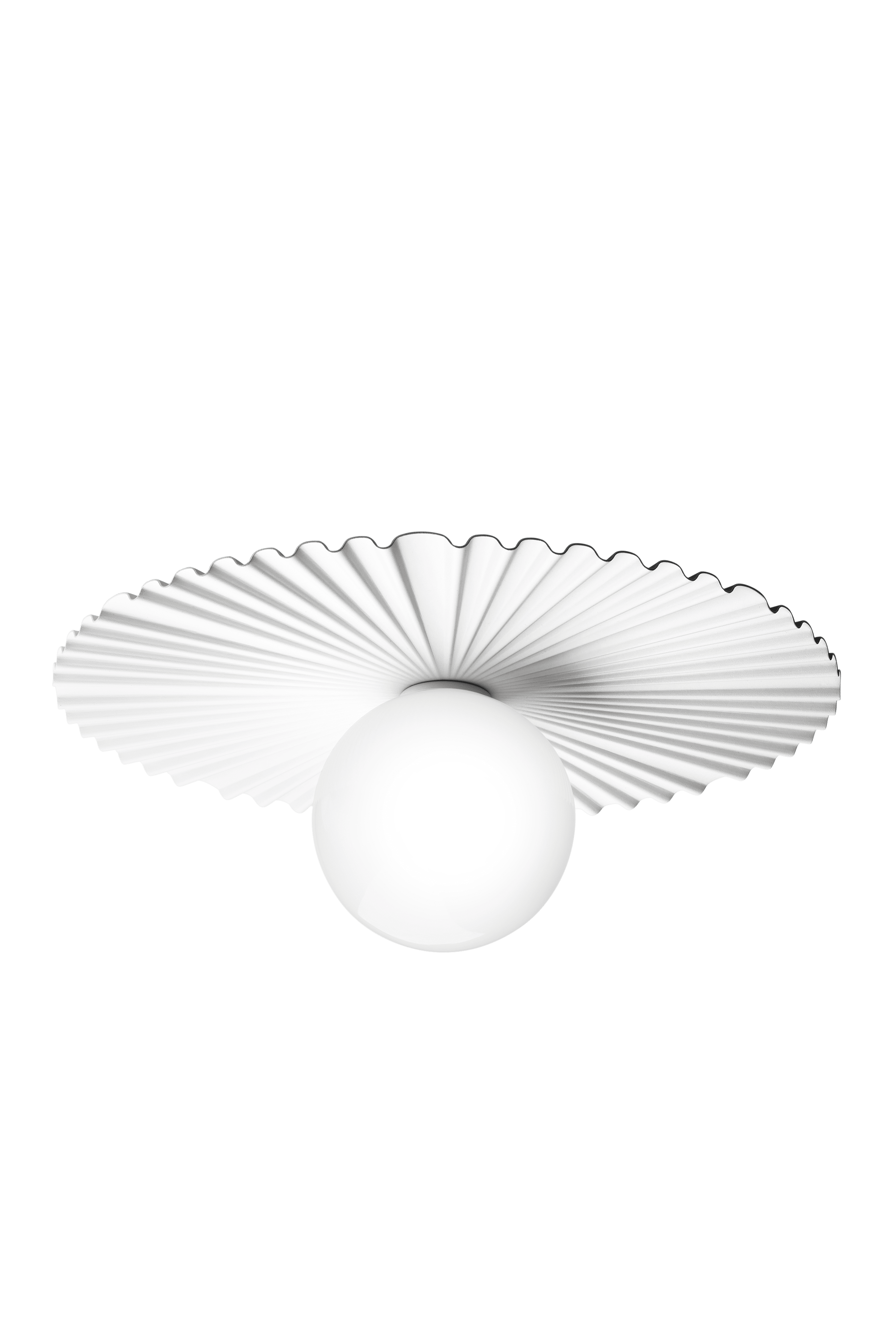 Wandlamp LIILA MUUSE wit met opaalglas