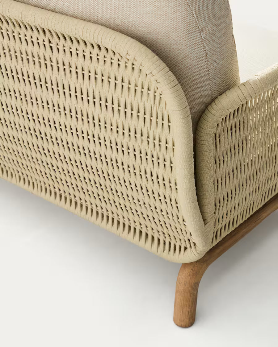 ALIPA Beige 2-Seater Garden Sofa