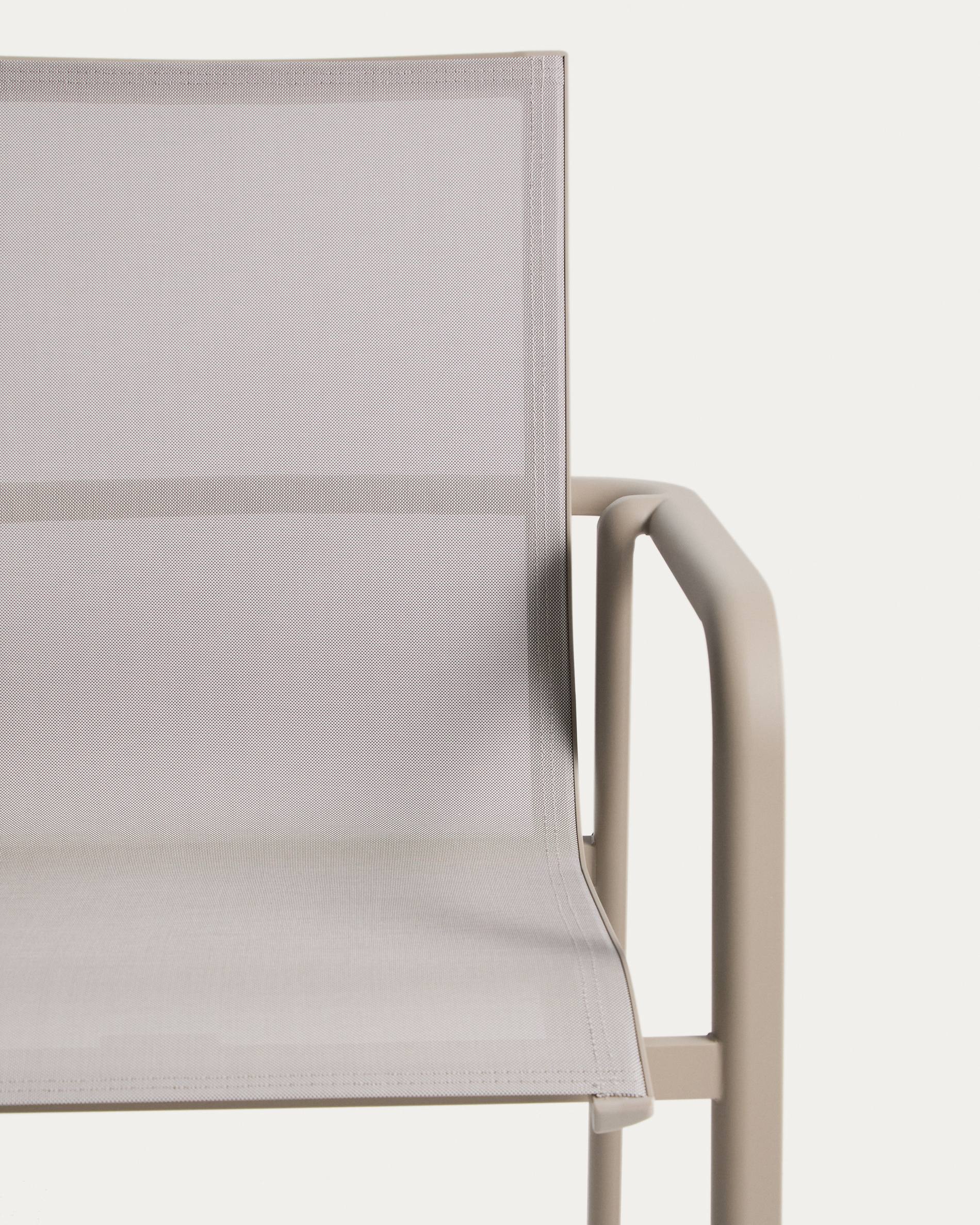 Tuinstoel CANEA taupe