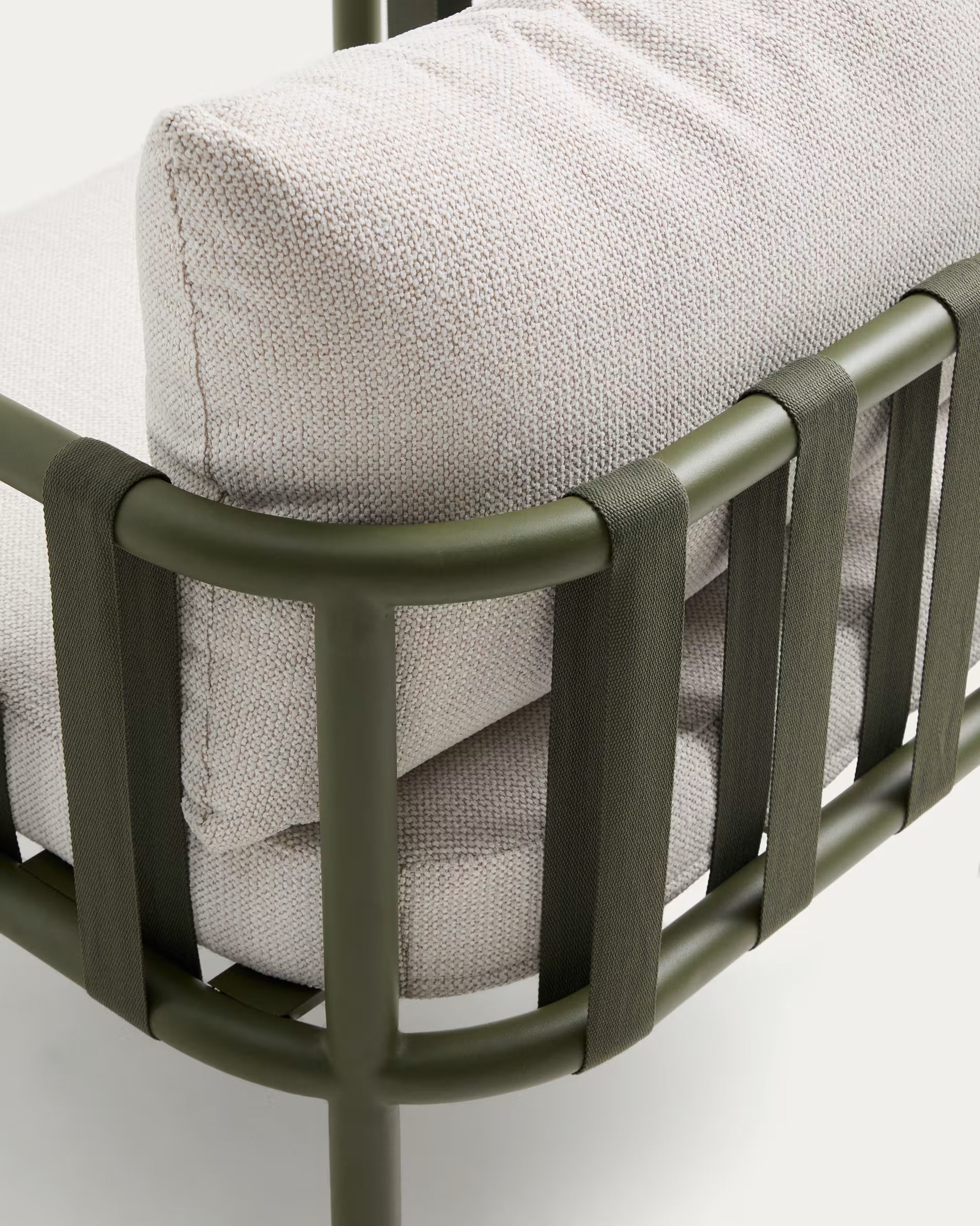 Tuinset OMALA lichtbeige met groene basis