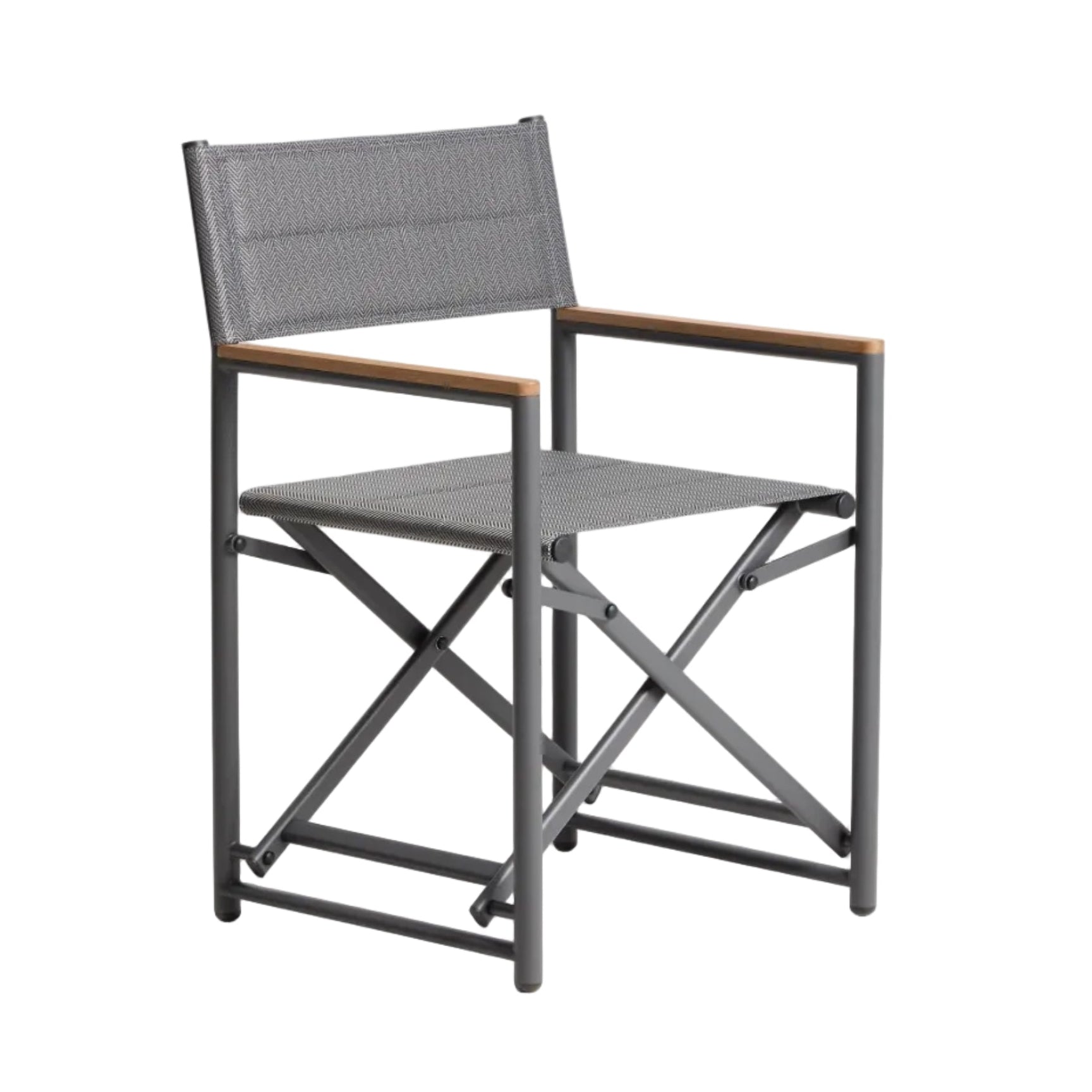 TISNO Folding Garden Chair in Graphite