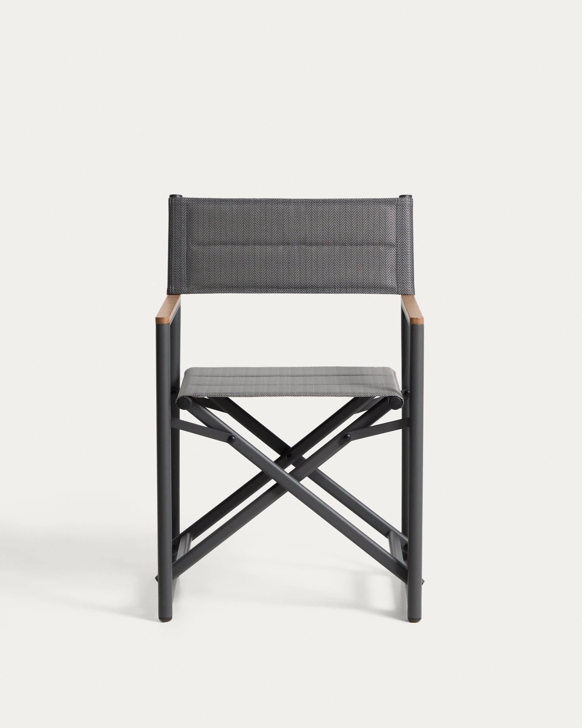TISNO Folding Garden Chair in Graphite
