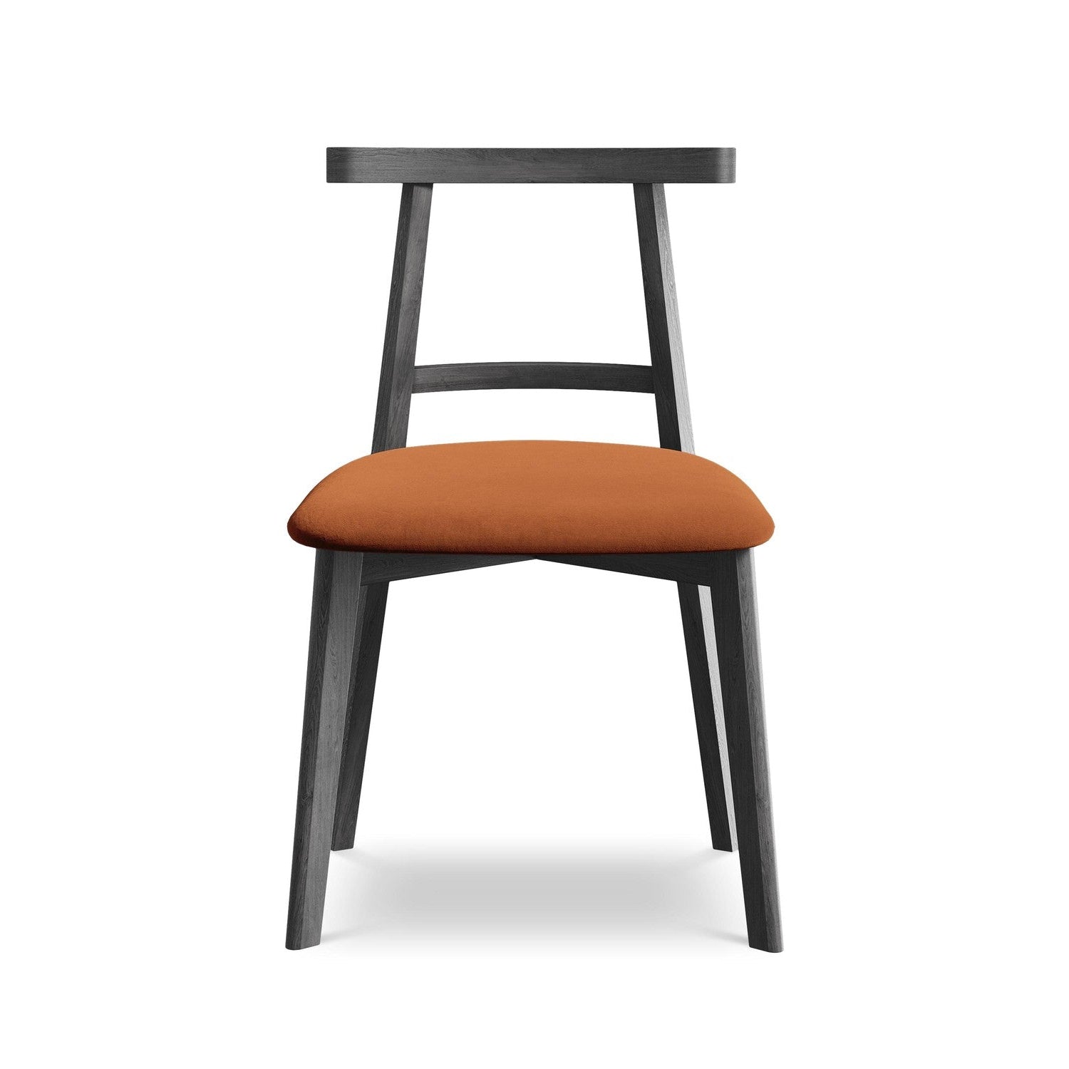 Velvet Chair OHELO Terracotta with Black Beech Base