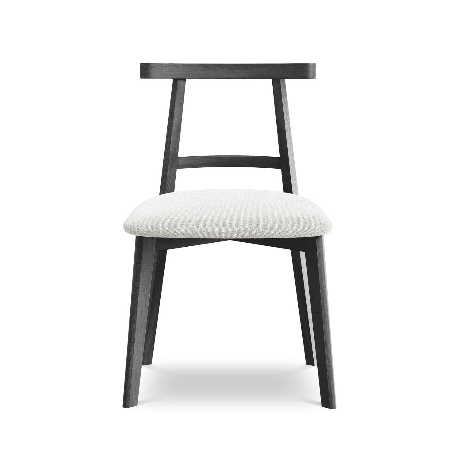 OHELO Chair white boucle with black beech base