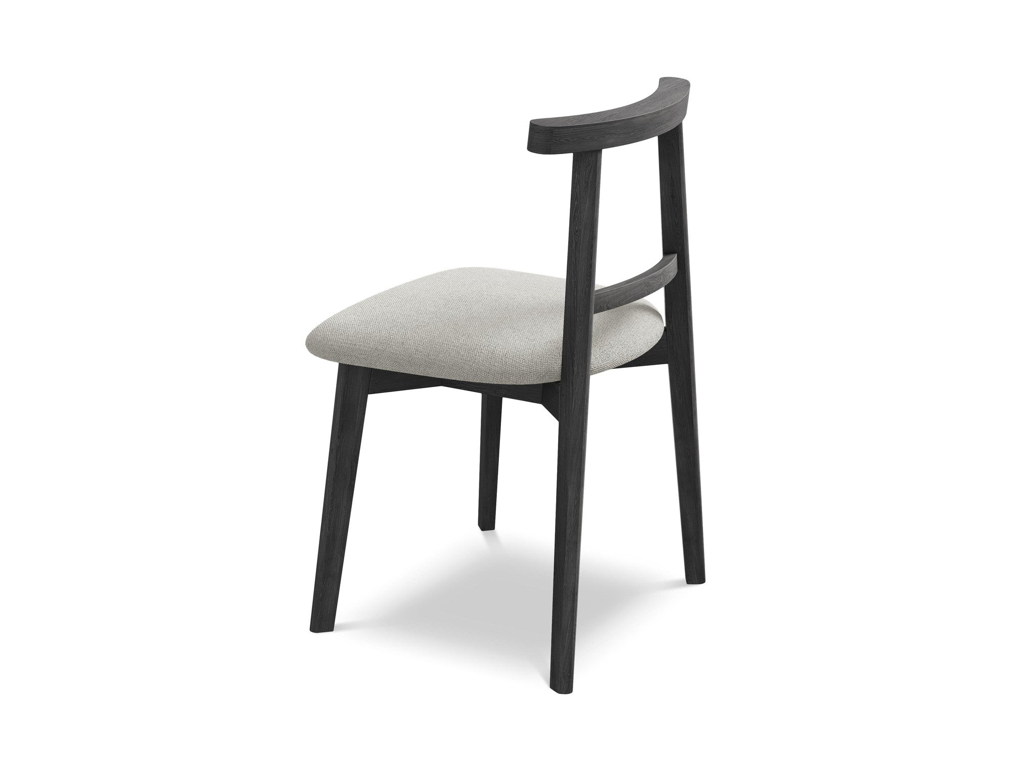 OHELO Chair Light Gray with Black Beech Base