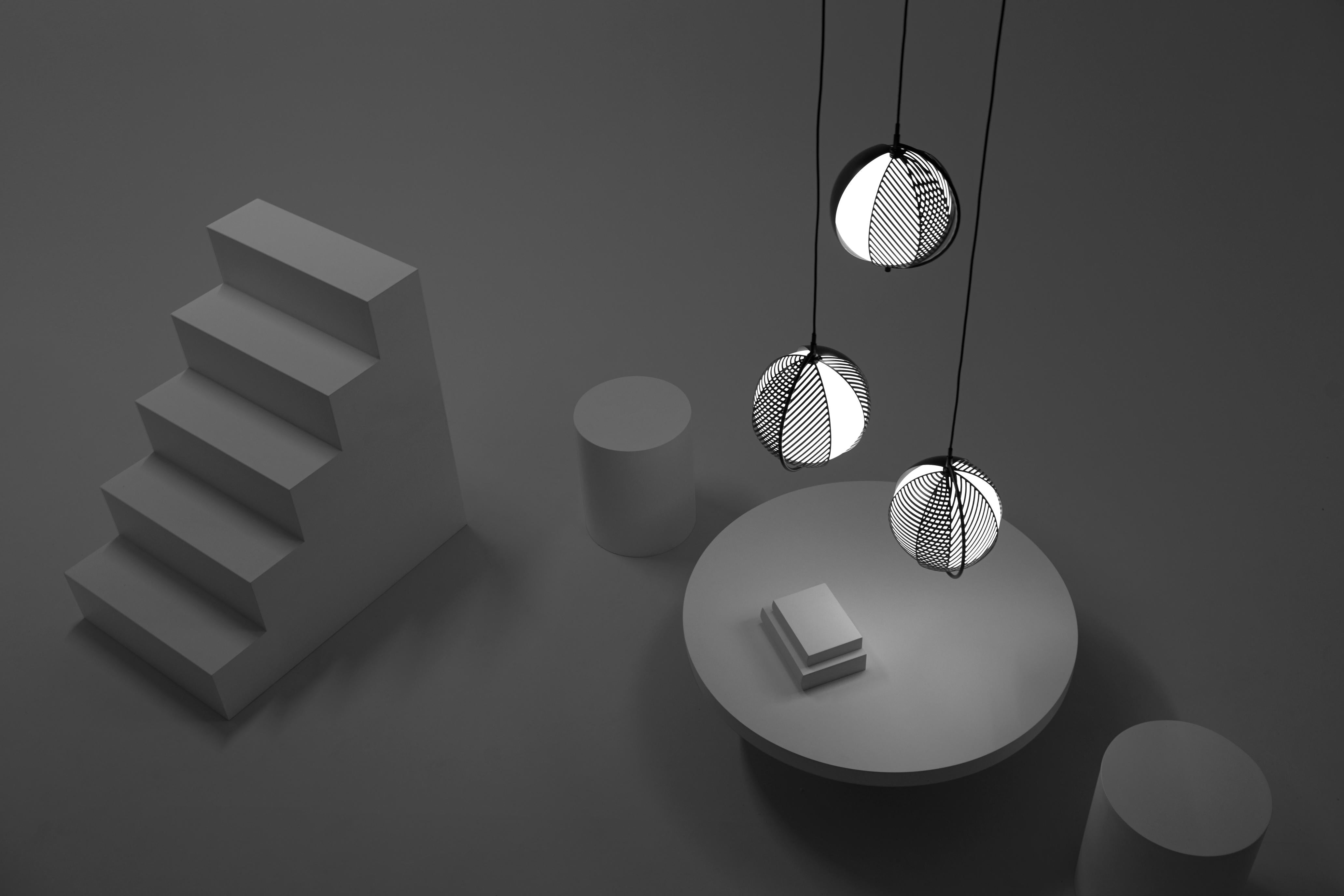 Kroonluchter MONDO TRIPLETTE zwart