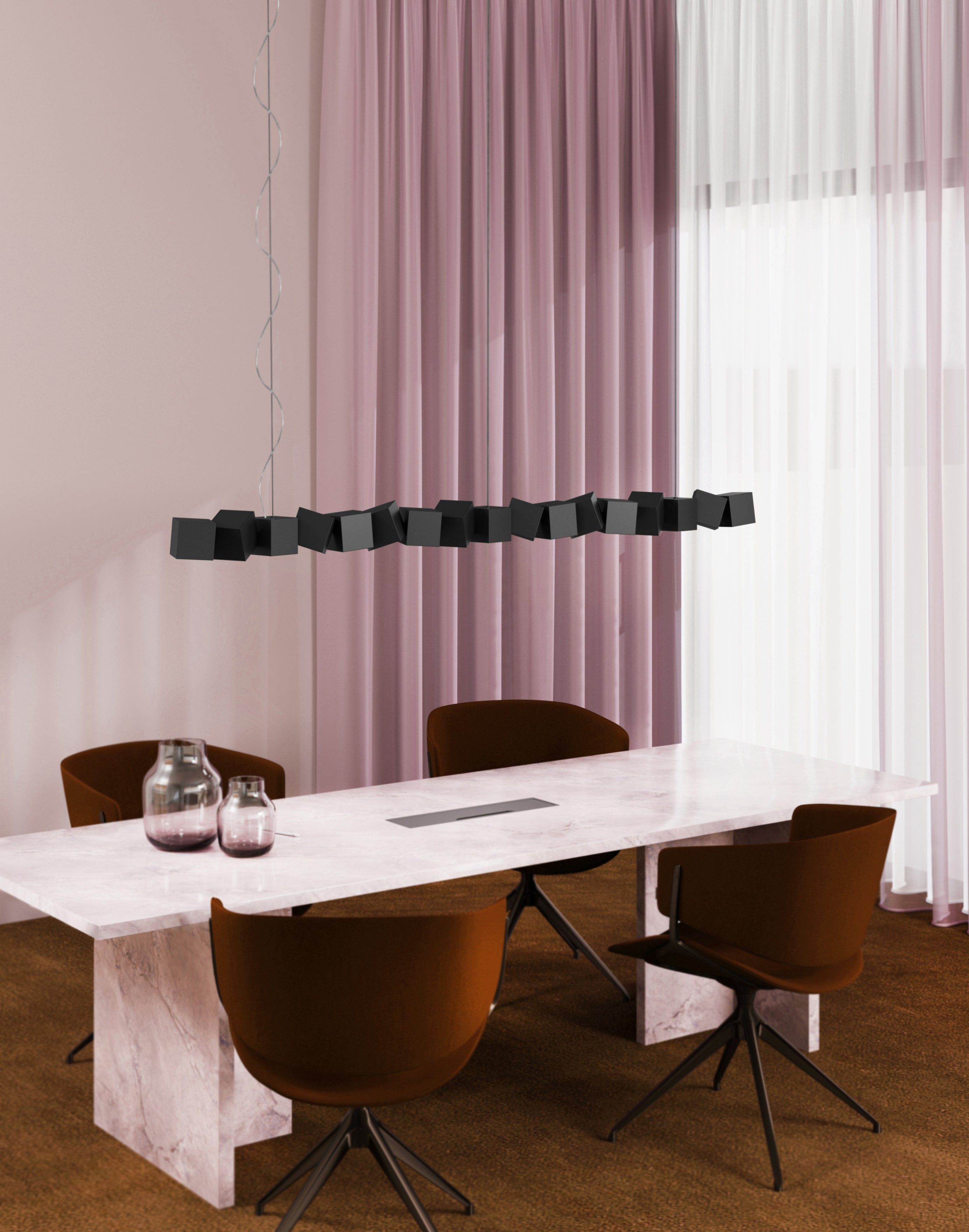 Hanglamp BLOCKCHAIN zwart