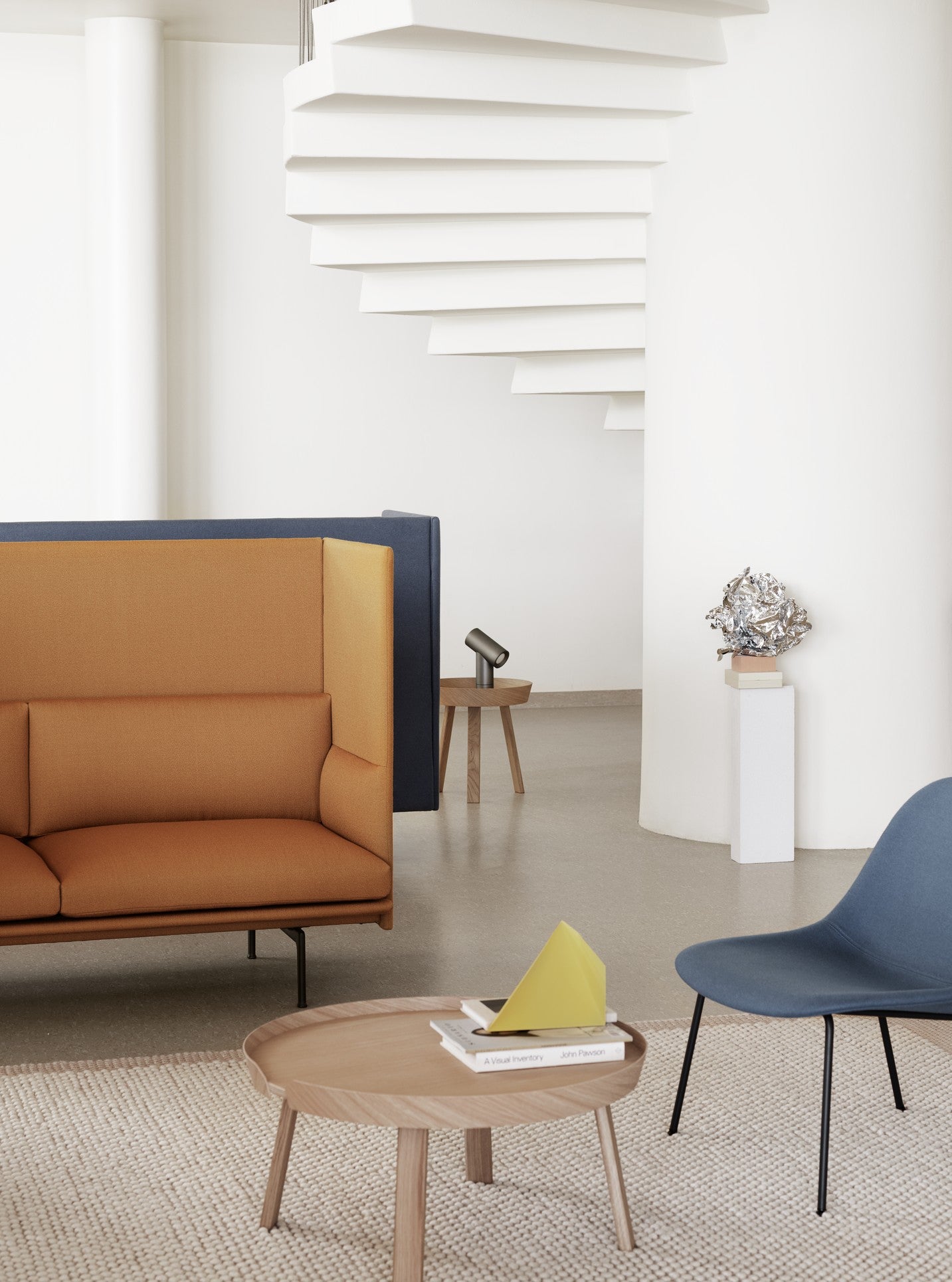 TAPijt PEBBLE oranje met beige