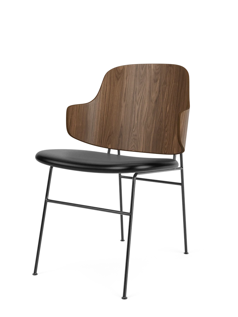 Stuhl PENGUIN schwarze Leder