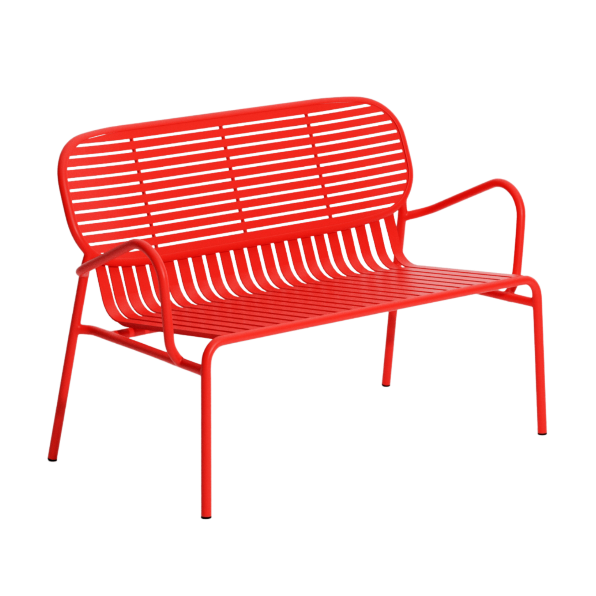 Sofa ogrodowa 2-osobowa WEEK-END czerwony