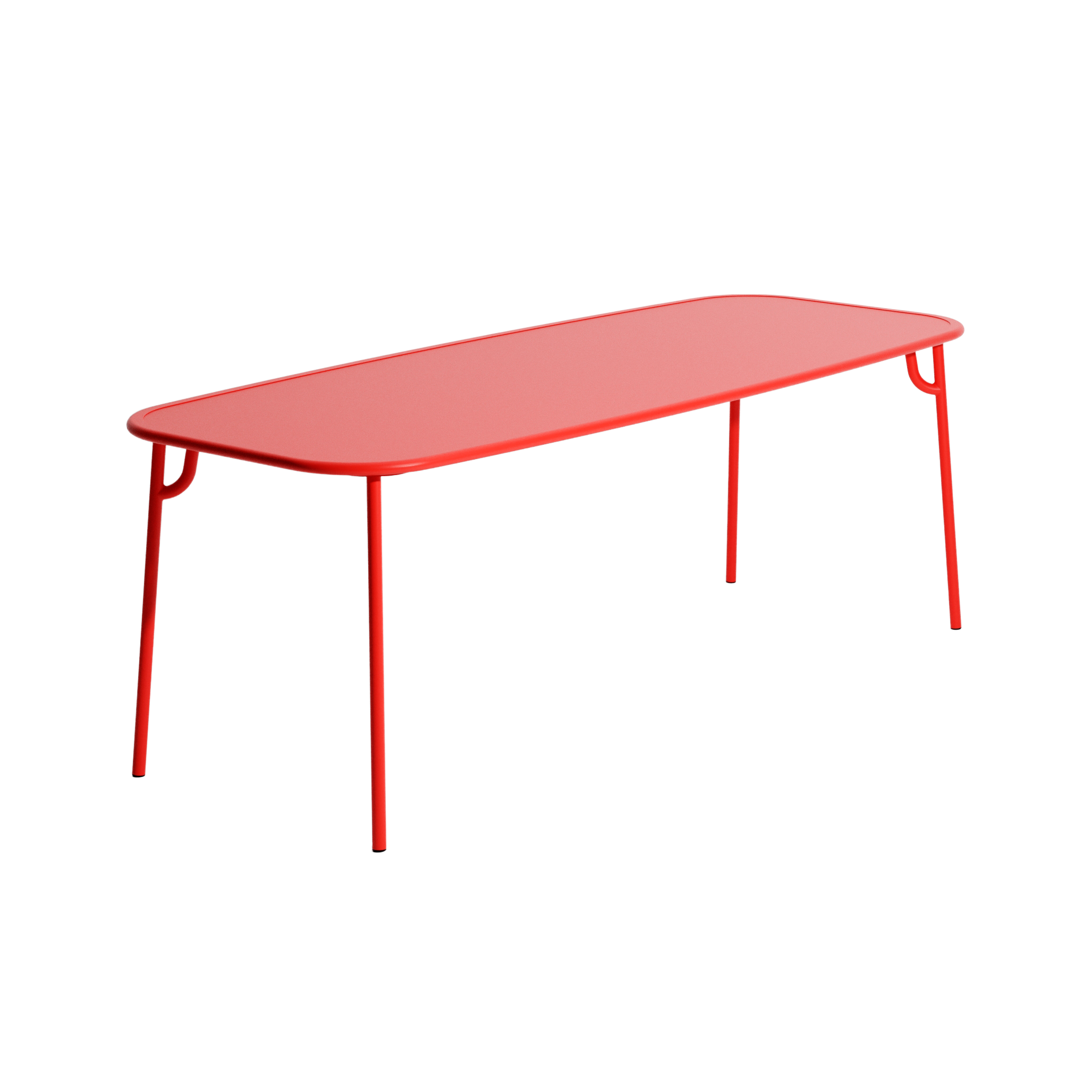 Tuin tafel WEEK-END rood