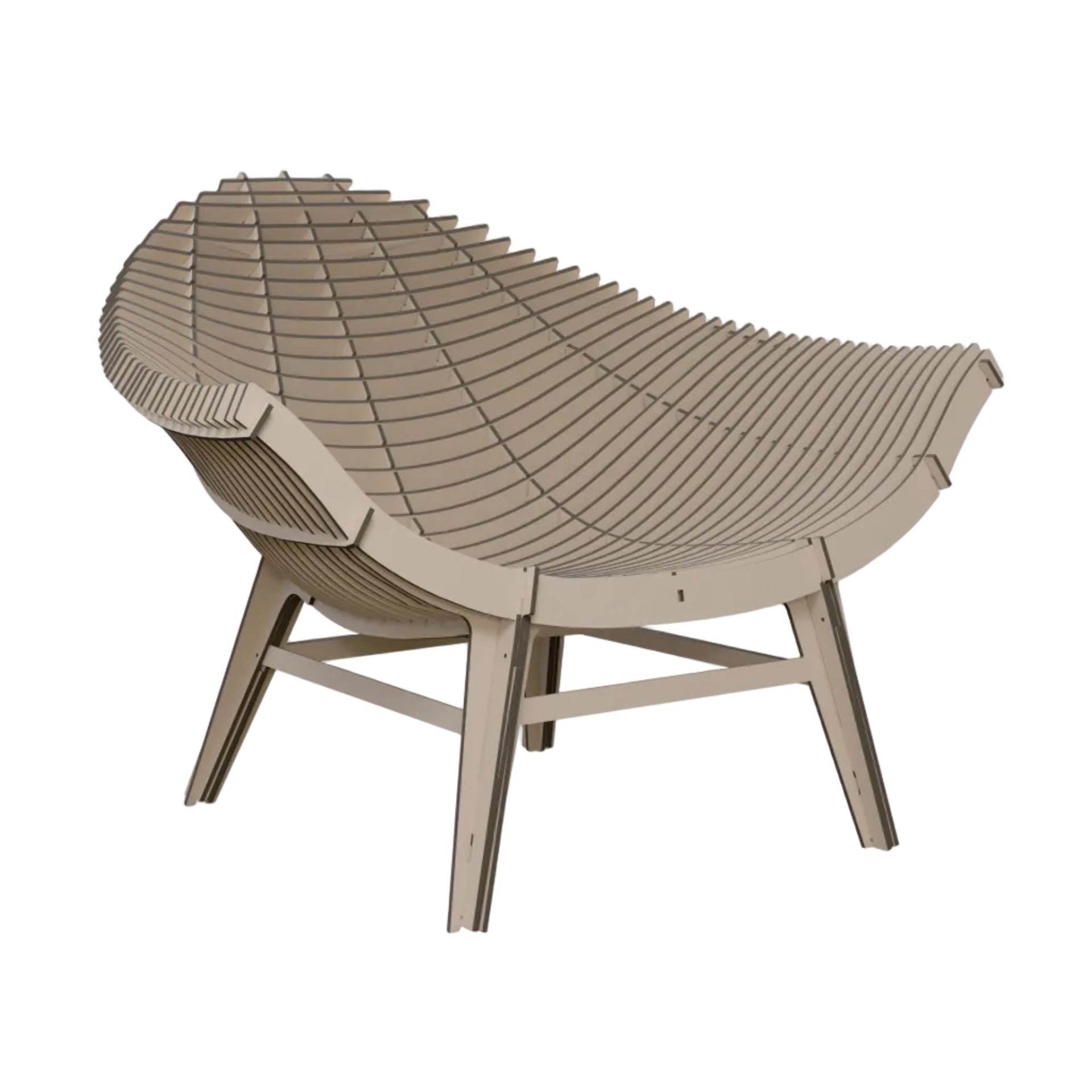 Buitenstoel MANTA beige