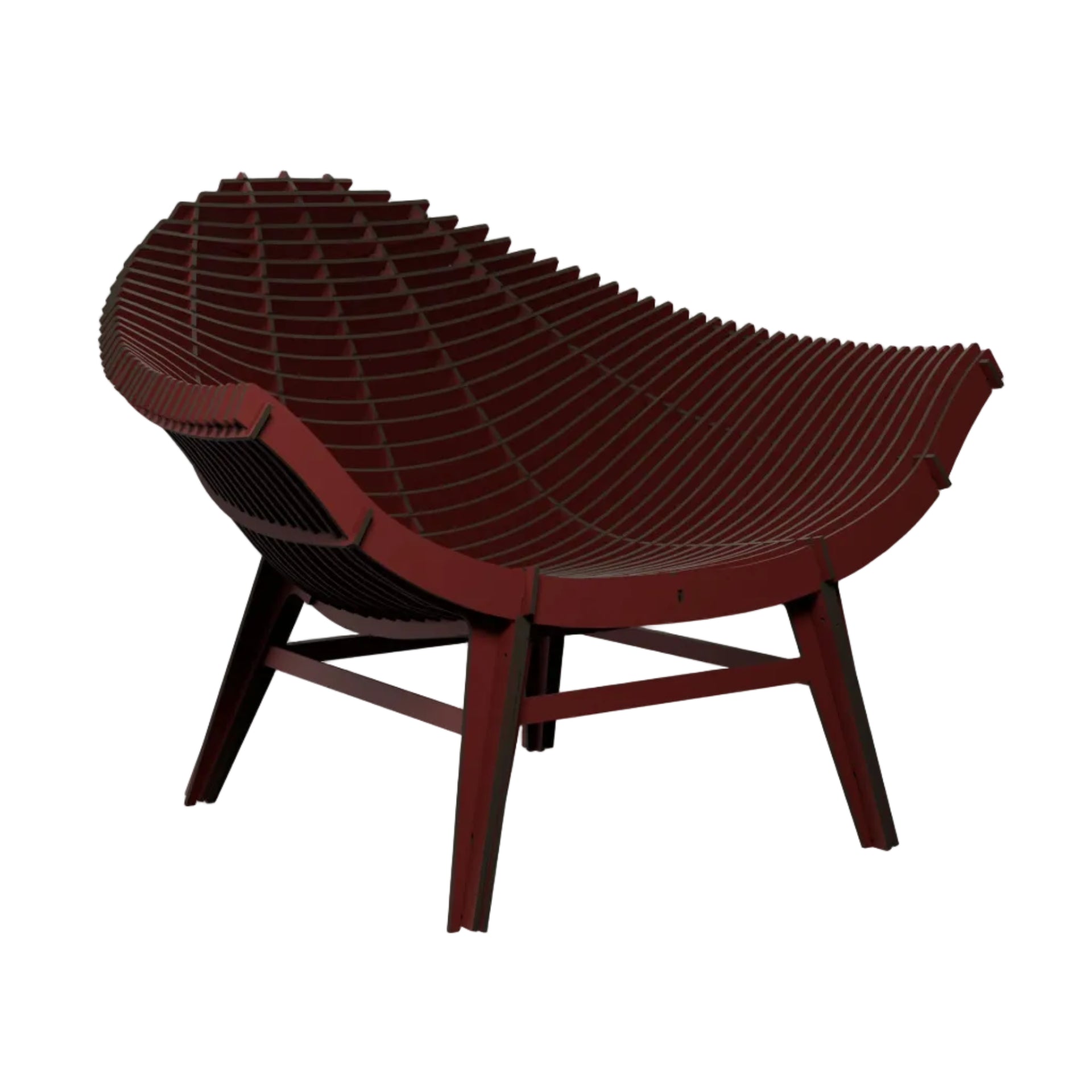 Buitenstoel MANTA rood
