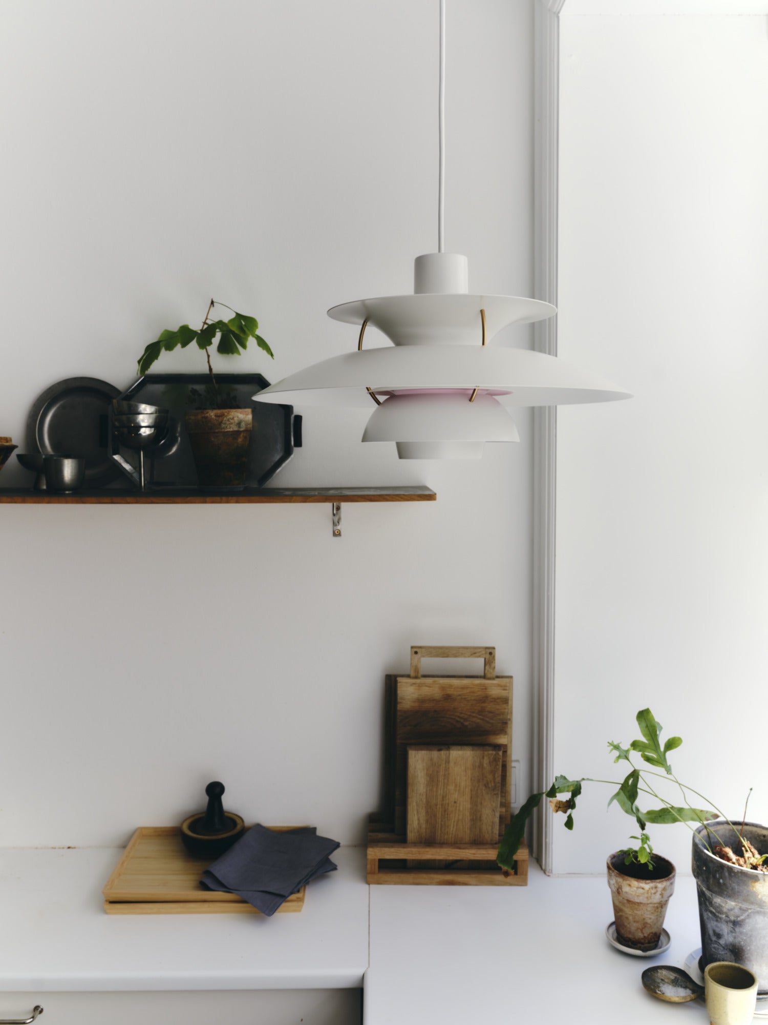 Pendelleuchte PH 5 modern weiß