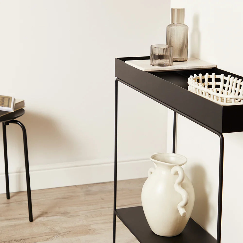 PLANT BOX TWO-TIER Konsole schwarz