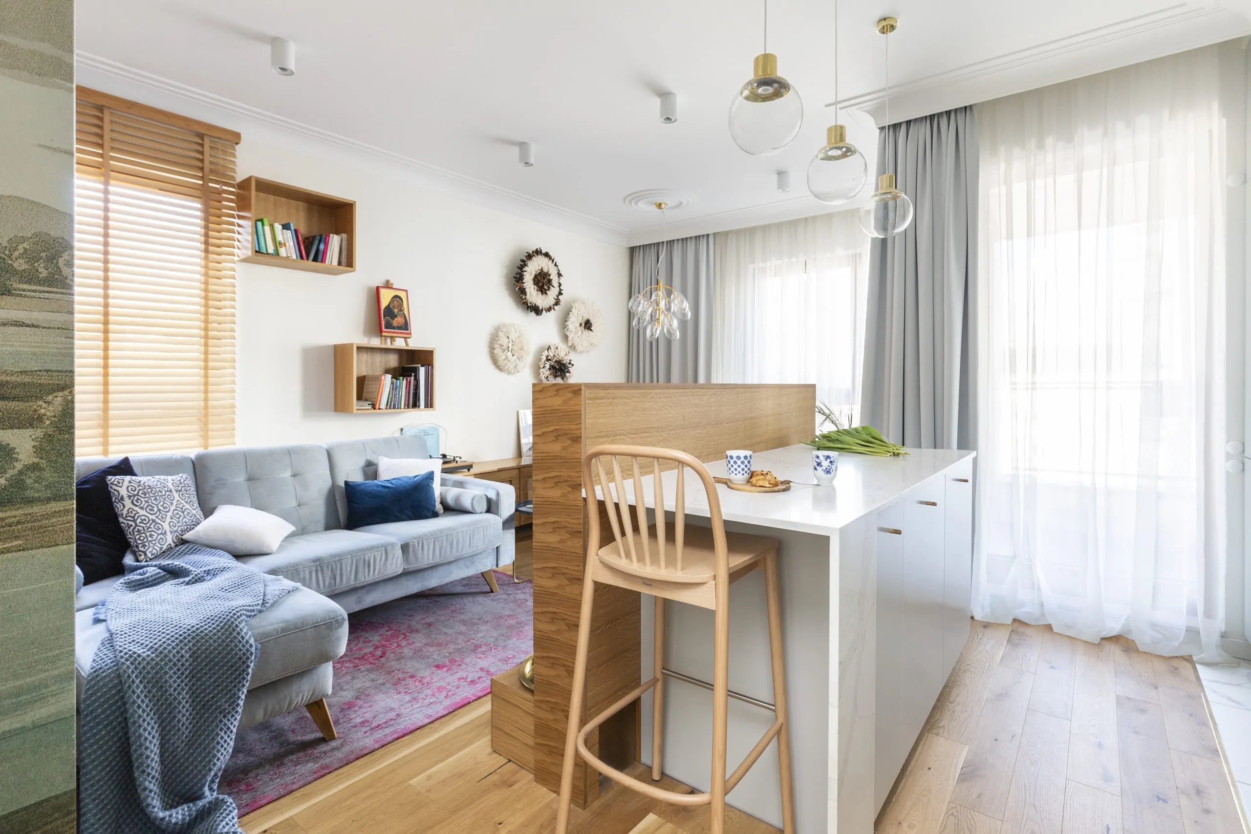 Hocker ALDO H-1070 beukenhout