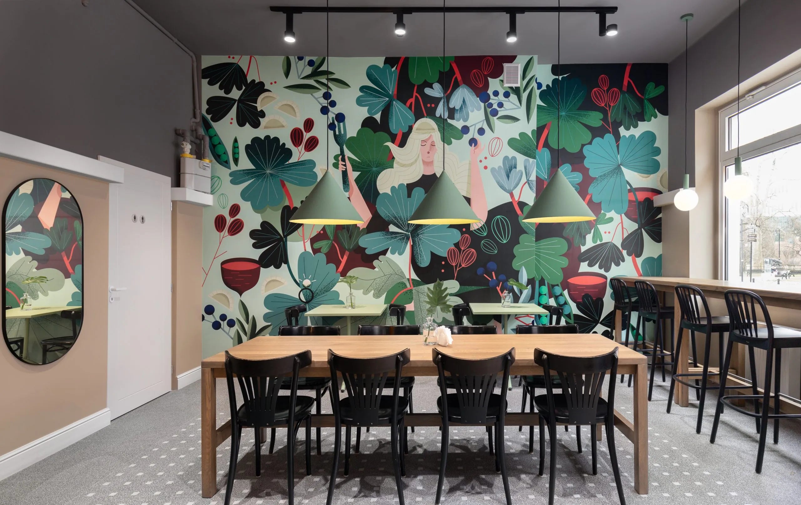 Hocker ALDO H-1070 beukenhout