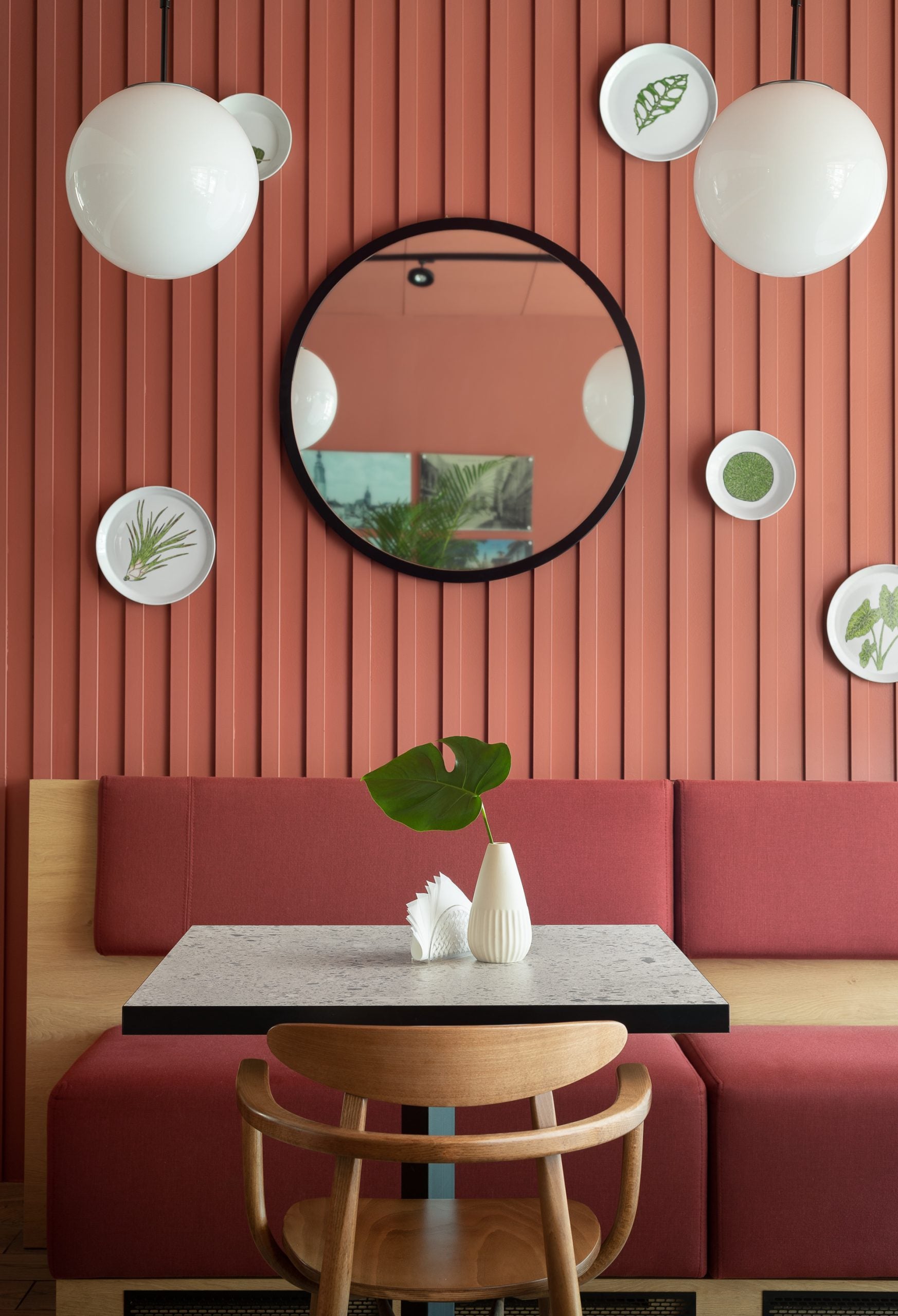 A chair with the YESTERDAY B-4101 Wooden armrests