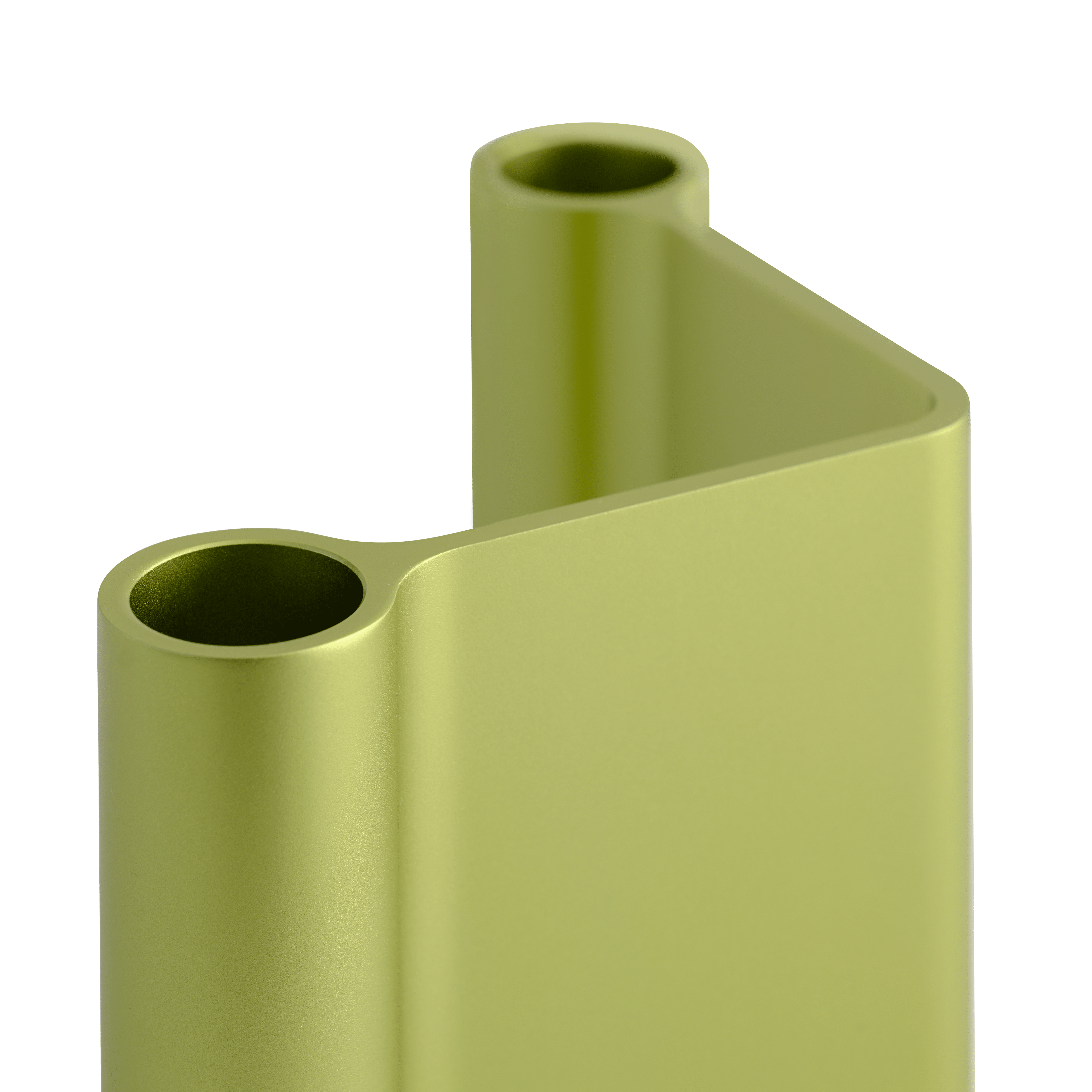 PAIR Green Candle Holder