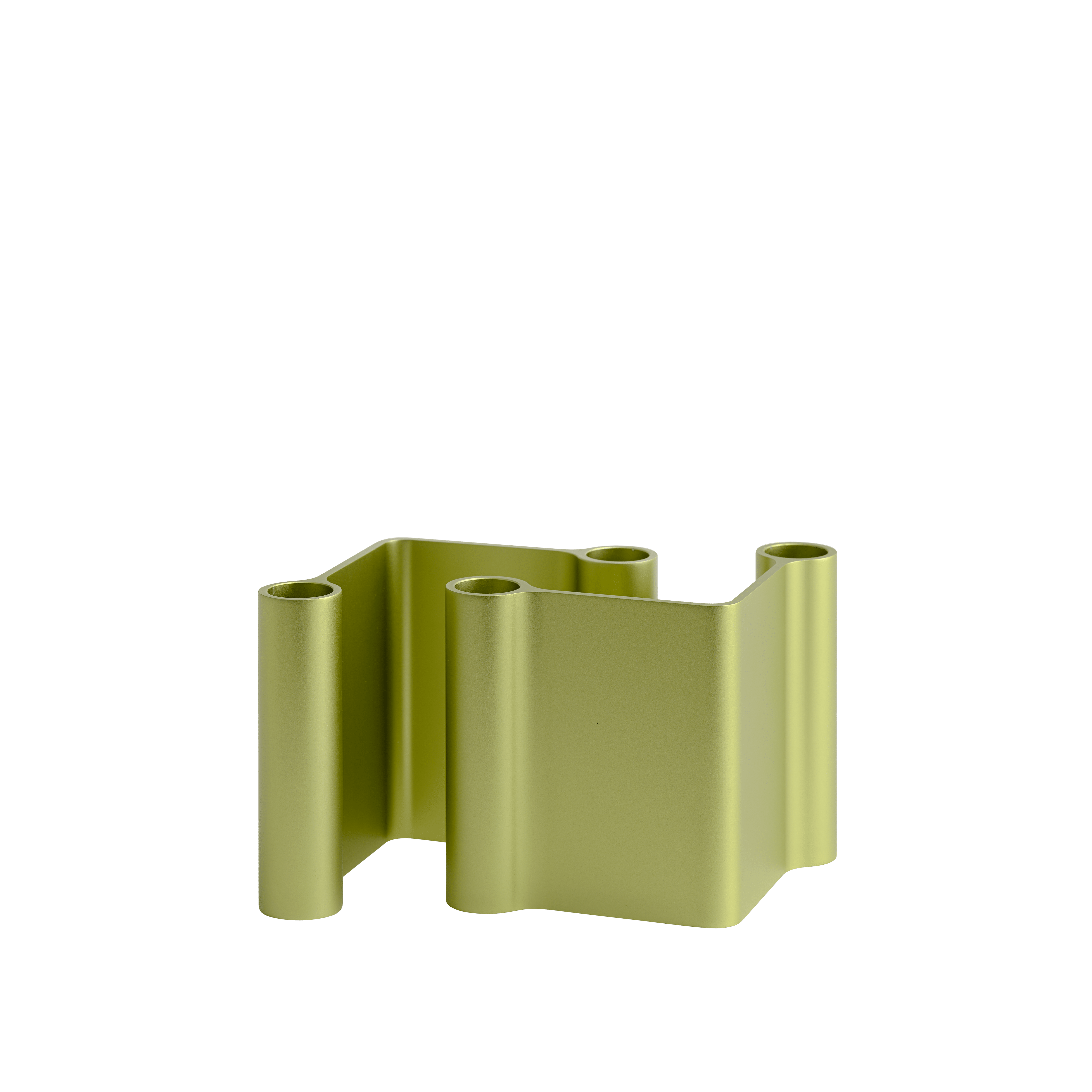 PAIR Green Candle Holder