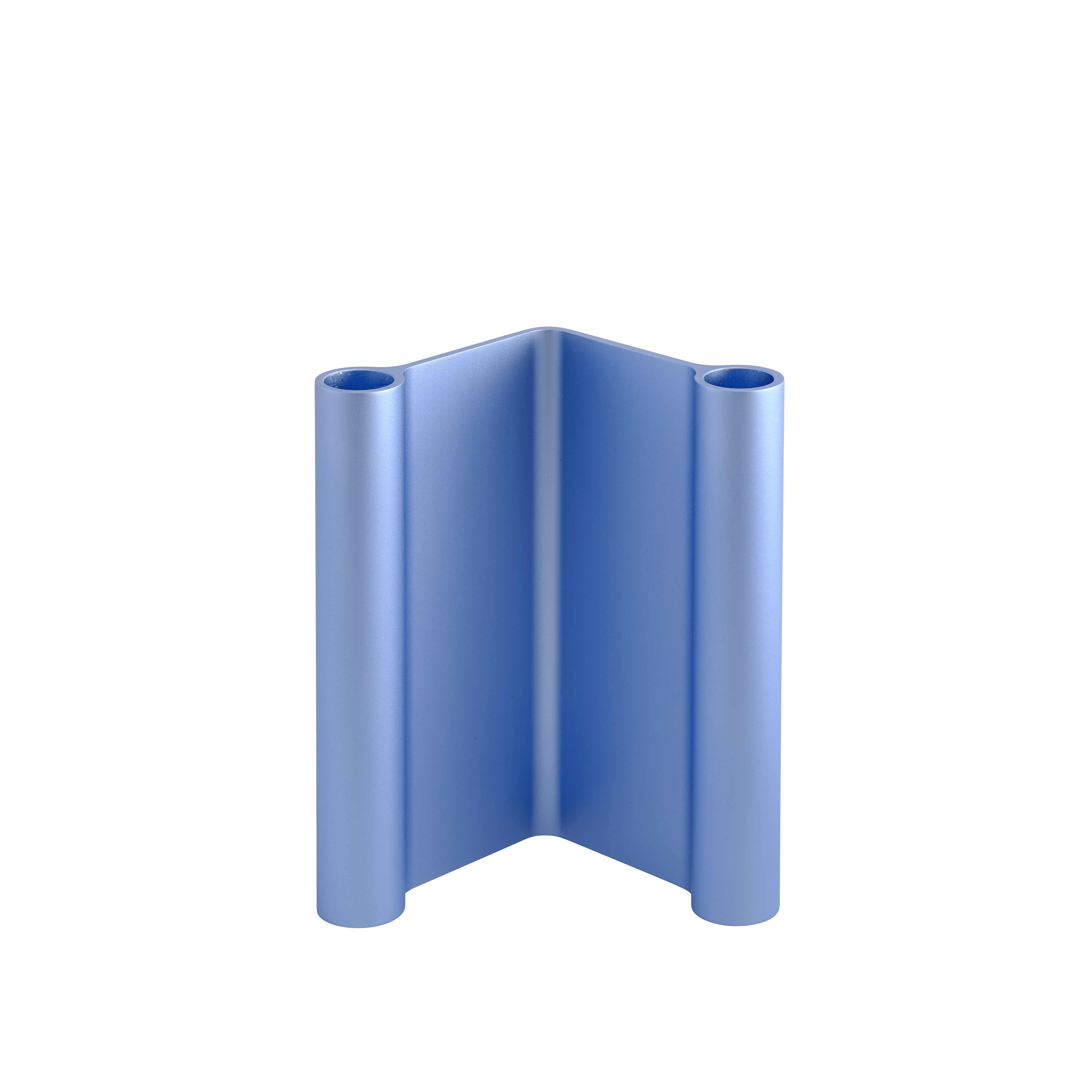 Candleholder PAIR lichtblauw