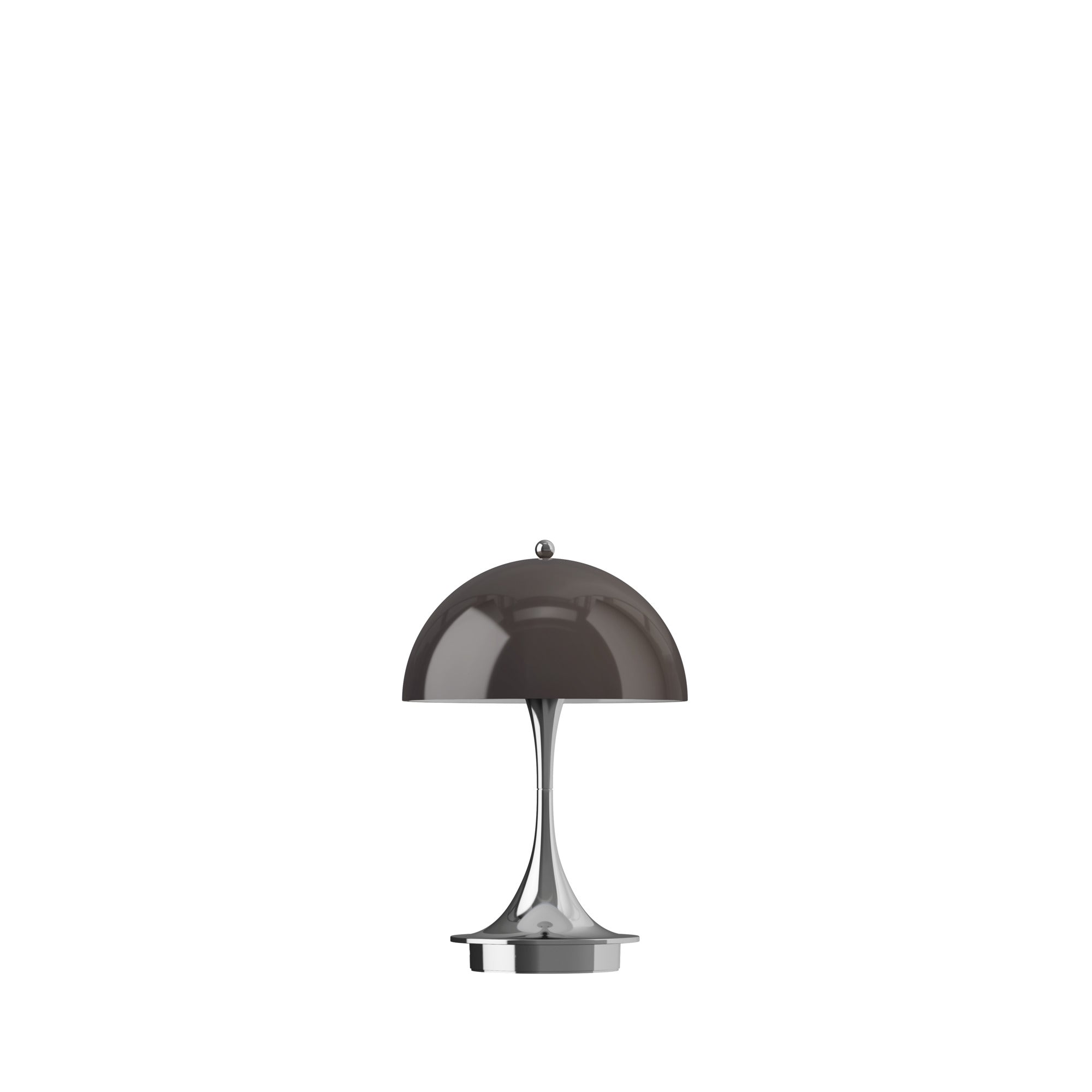 Portable Lamp PANTHELLA 160 brown with chrome base