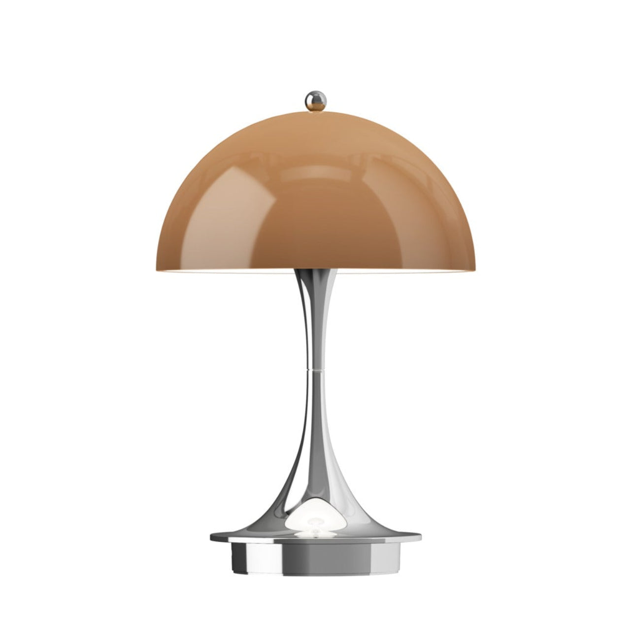 Portable Lamp PANTHELLA 160 brown with chrome base